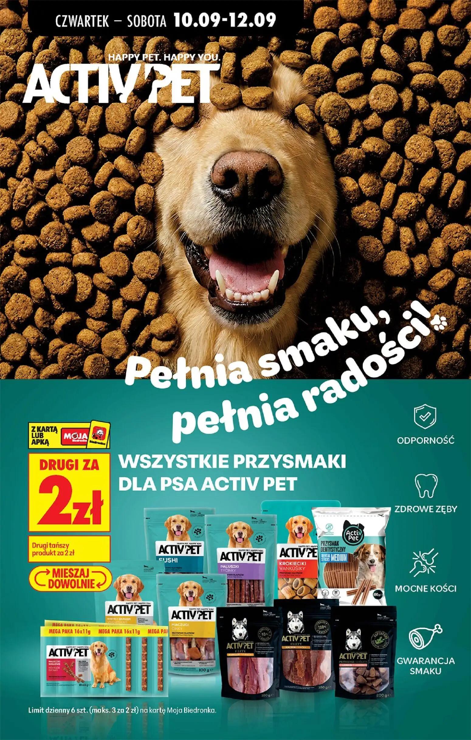 Biedronka gazetka, strona 94 z 95 — ACTIV PET SUSHI, ACTIV PET PALUSZKI TYCINKY, ACTIV PET KROKIECIKI VANKÚŠIKY