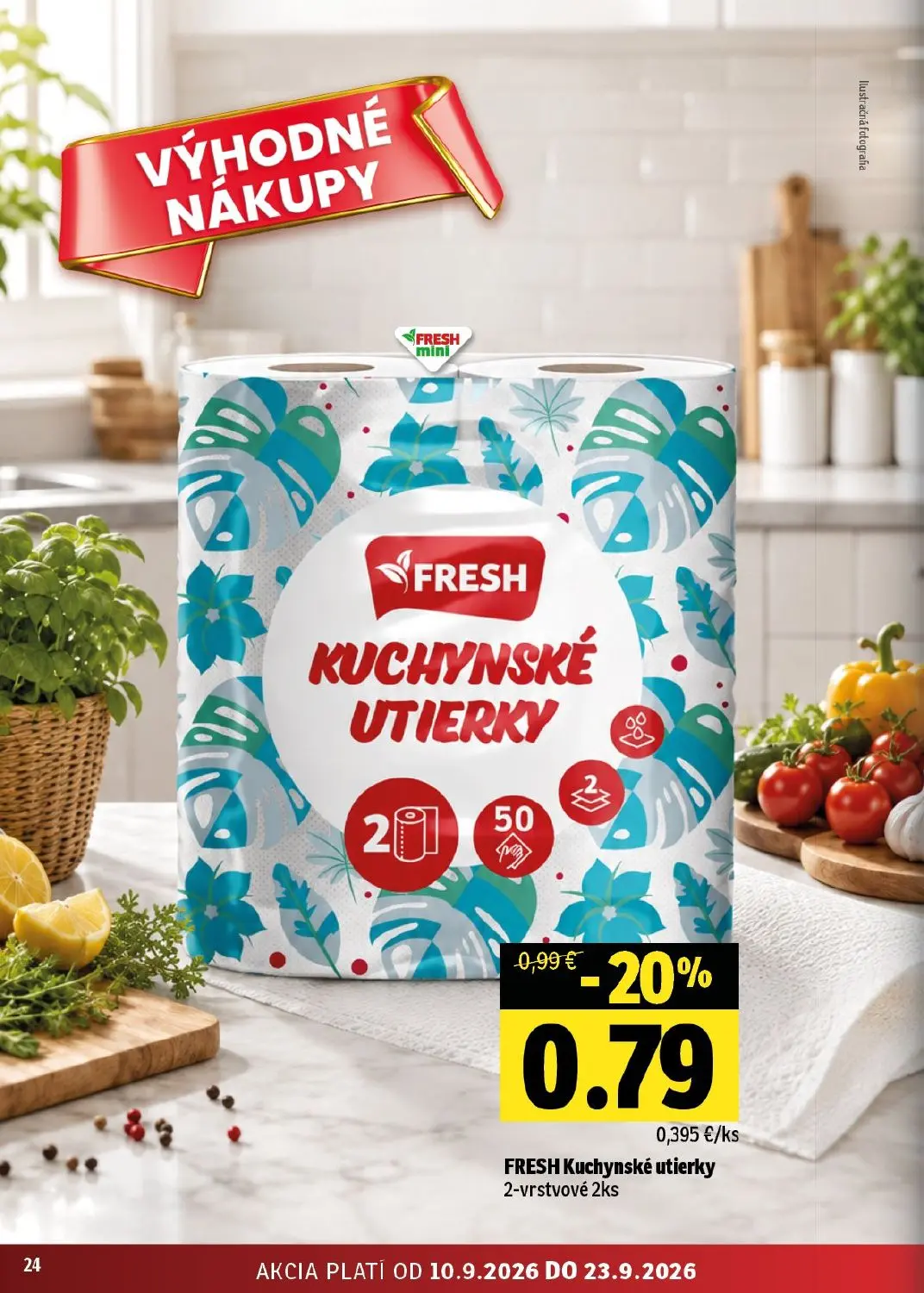 Fresh - západ leták, strana 24 z 50 — FRESH Kuchynské utierky 2-vrstvové