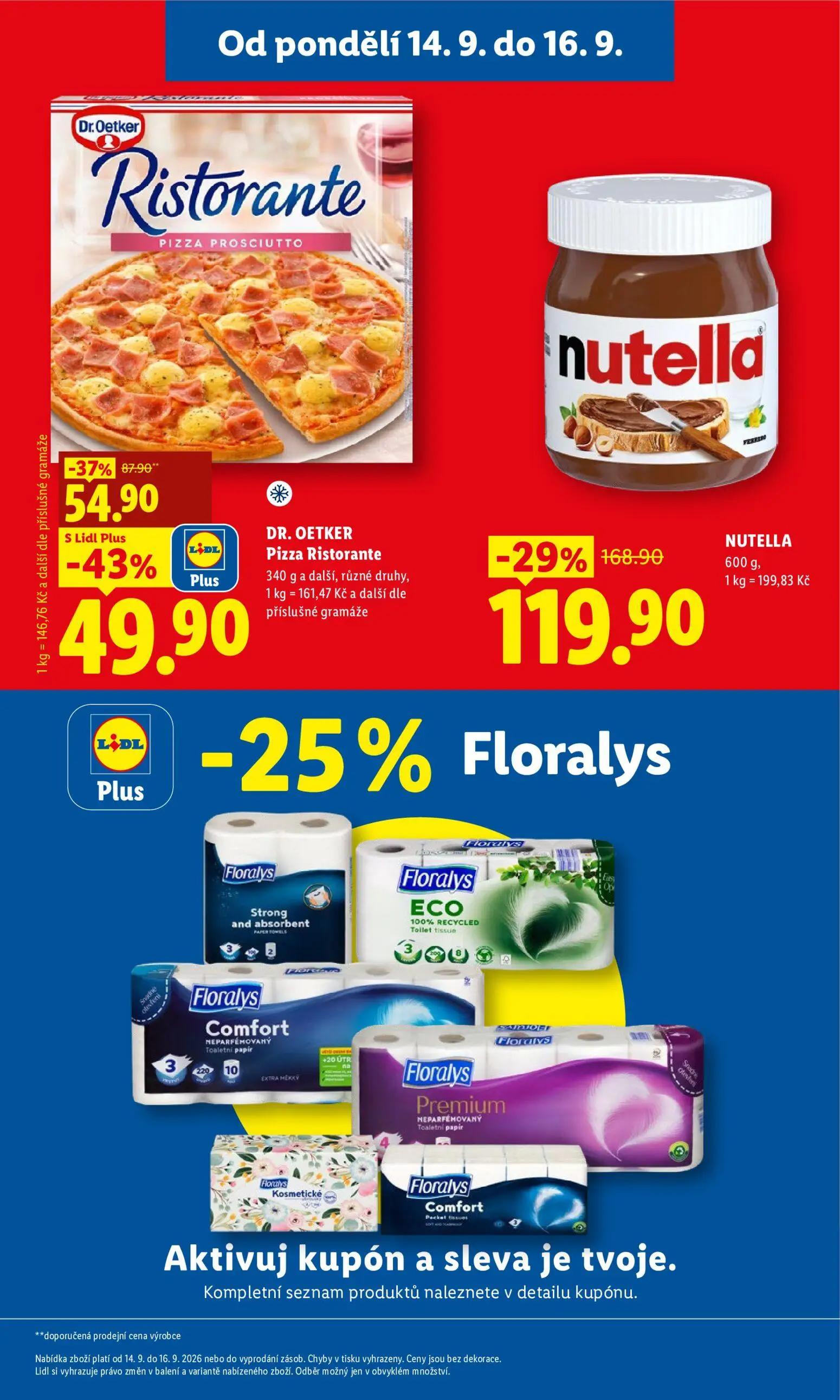 Lidl leták, strana 3 z 53 — NUTELLA