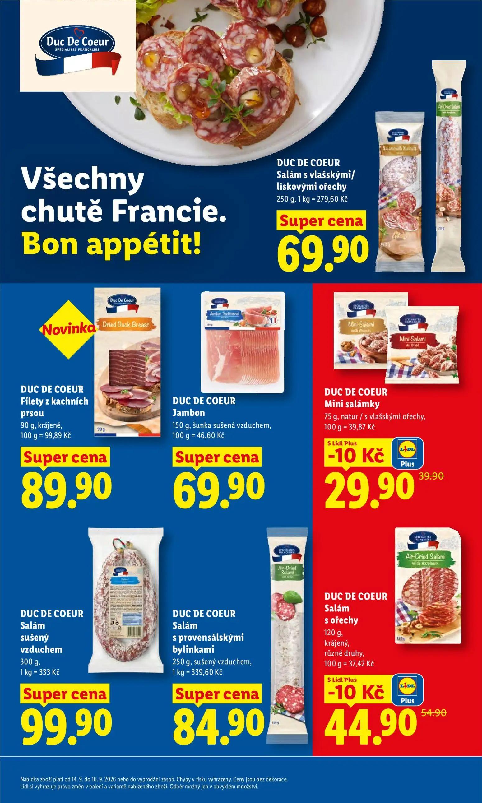 Lidl leták, strana 19 z 53 — Salám s vlašskými/ lískovými ořechy