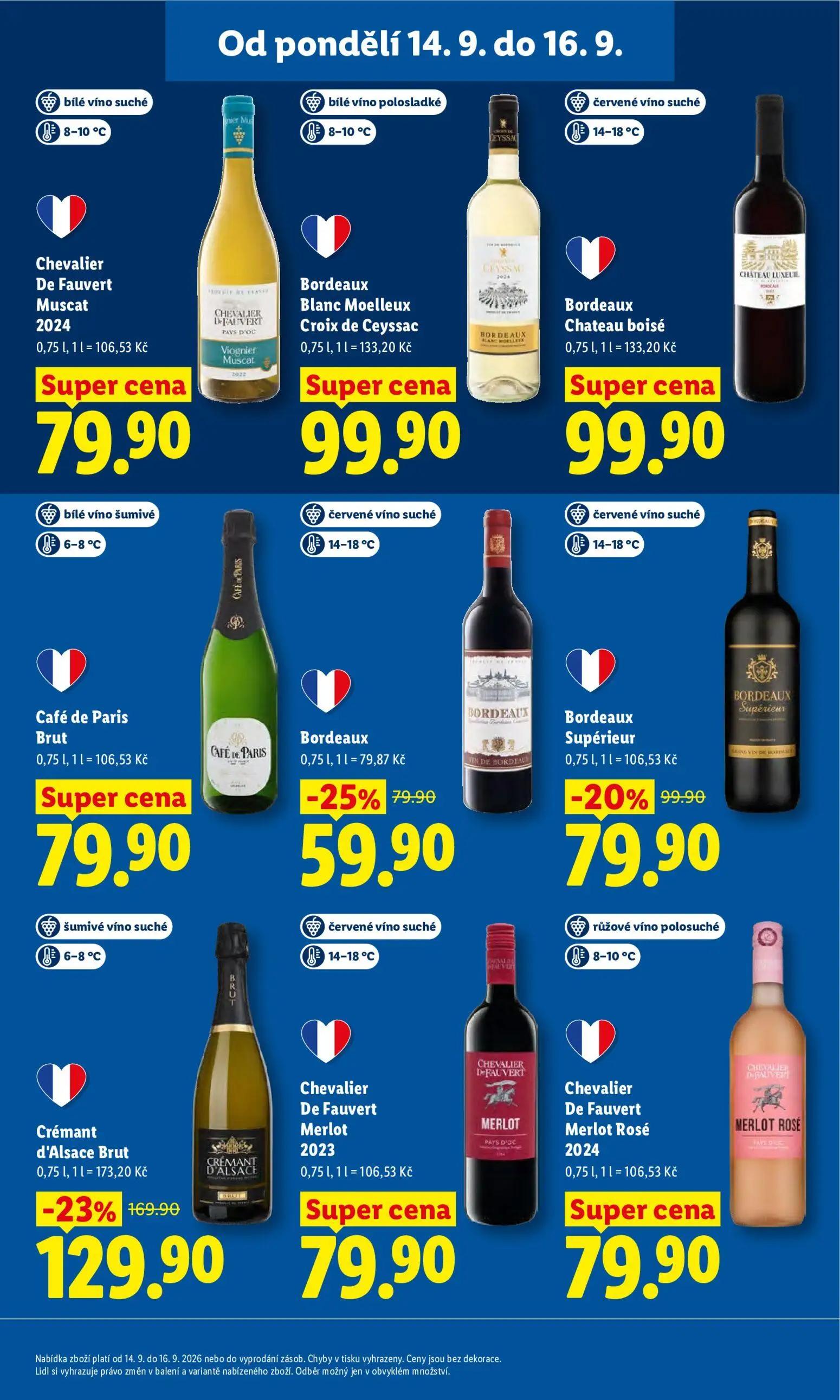 Lidl leták, strana 23 z 53 — Bordeaux Chateau boisé