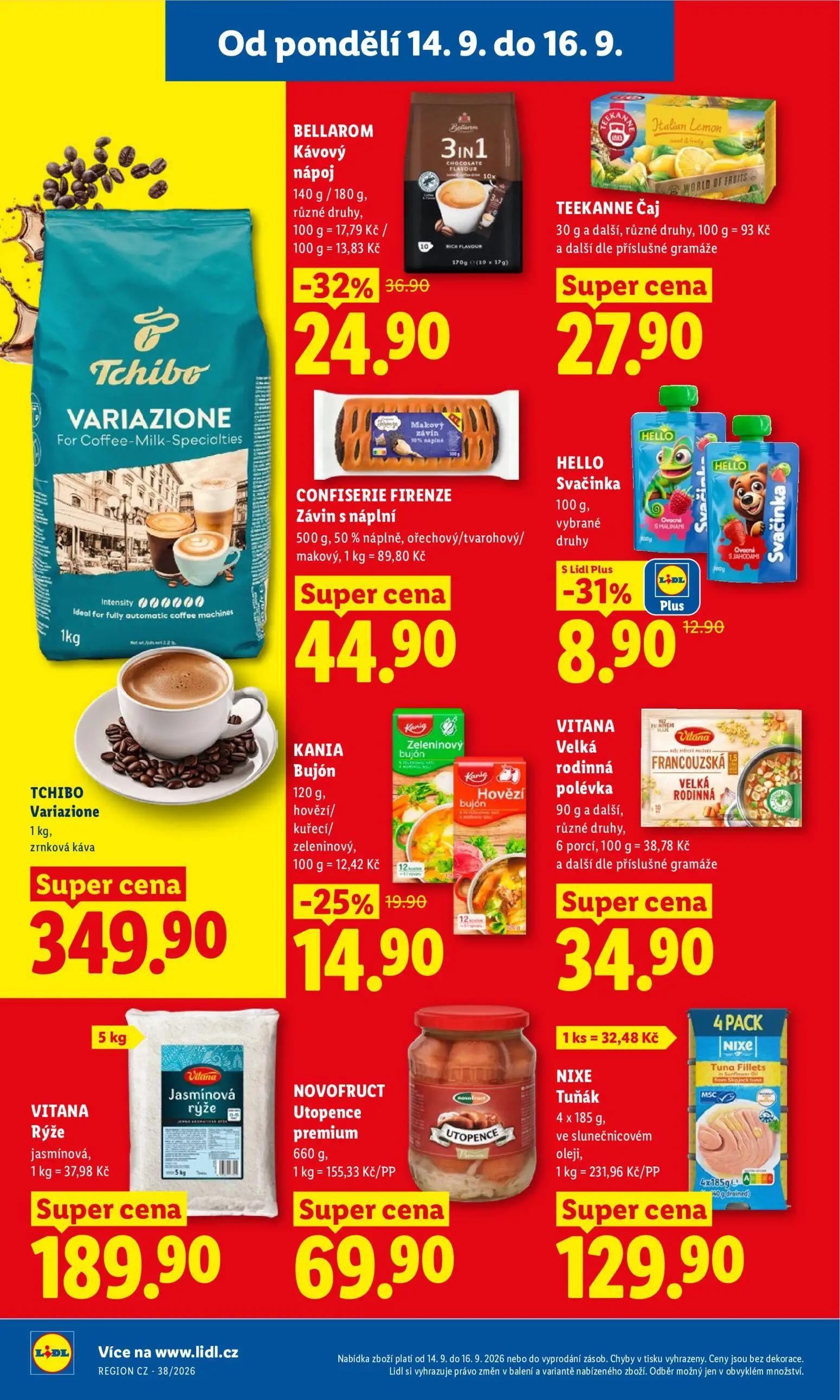Lidl leták, strana 28 z 53 — BELLAROM Kávový nápoj