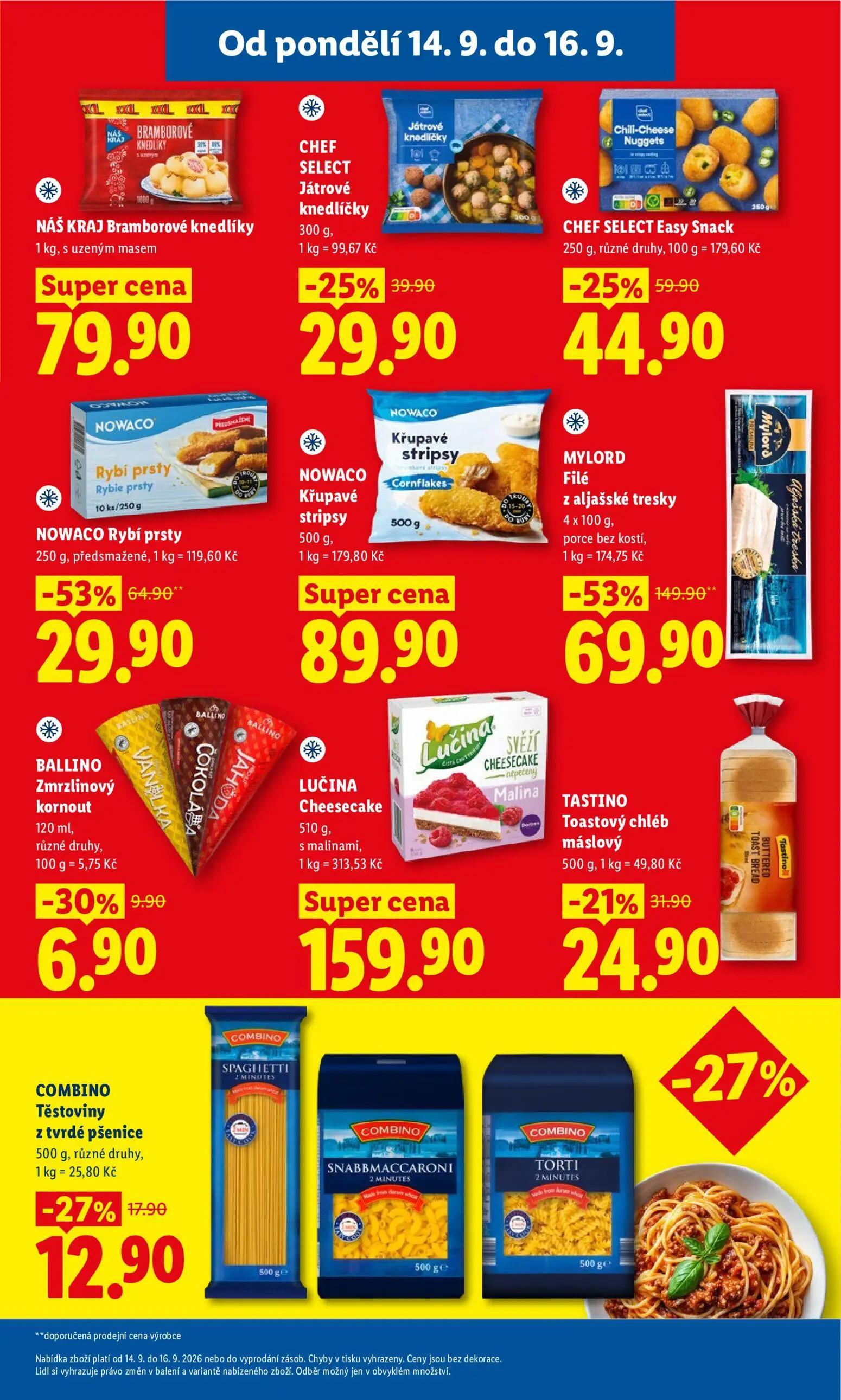 Lidl leták, strana 29 z 53 — MYLORD Filé z aljašské tresky