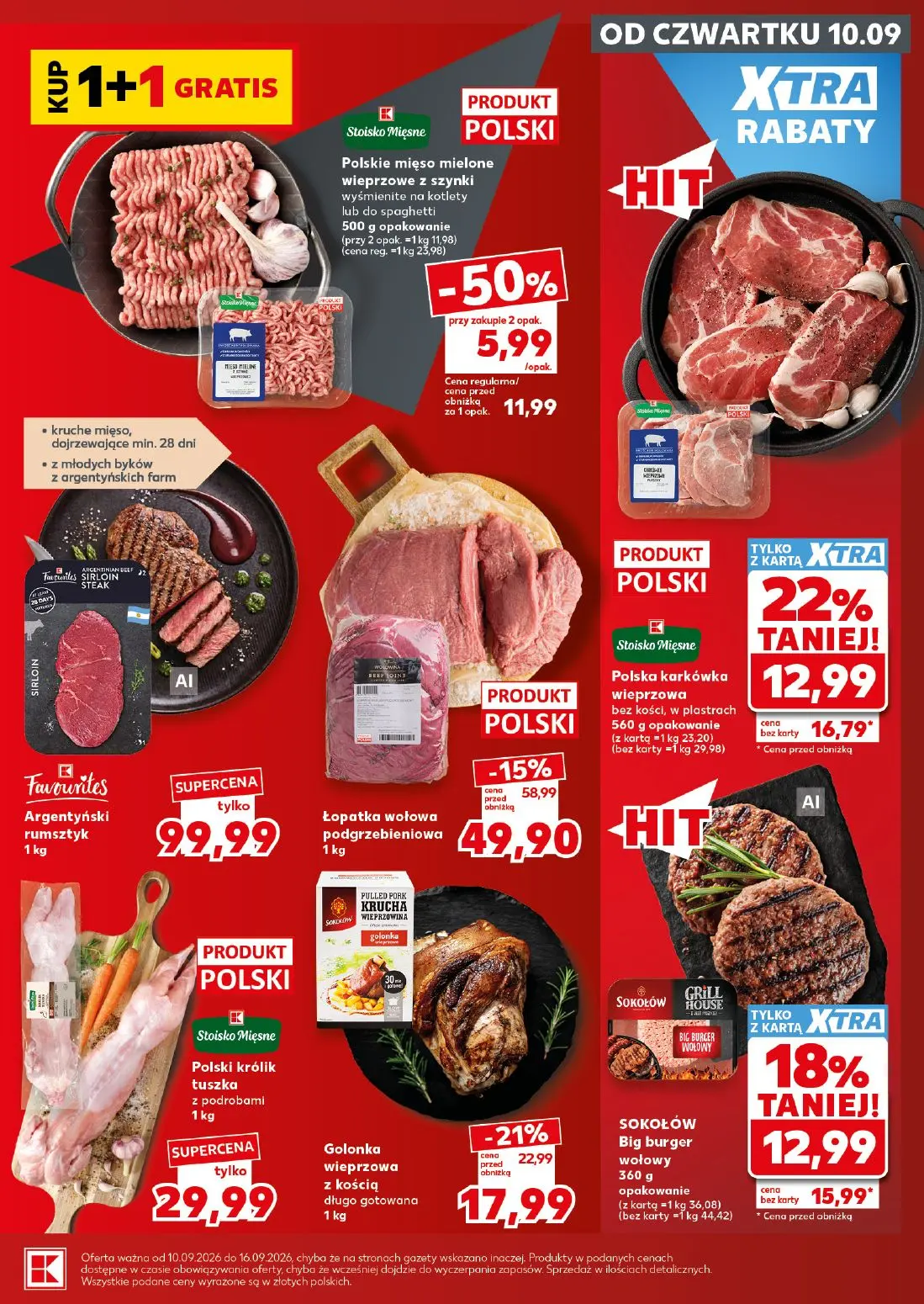 Kaufland gazetka, strona 13 z 26 — Łopatka wołowa podgrzebieniowa