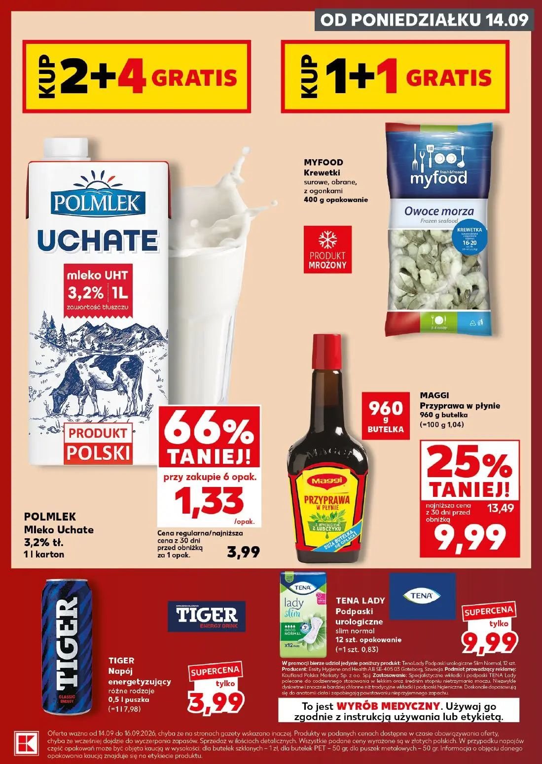 Kaufland gazetka, strona 3 z 28 — POLMLEK Mleko Uchate 3,2% tł. 1L karton