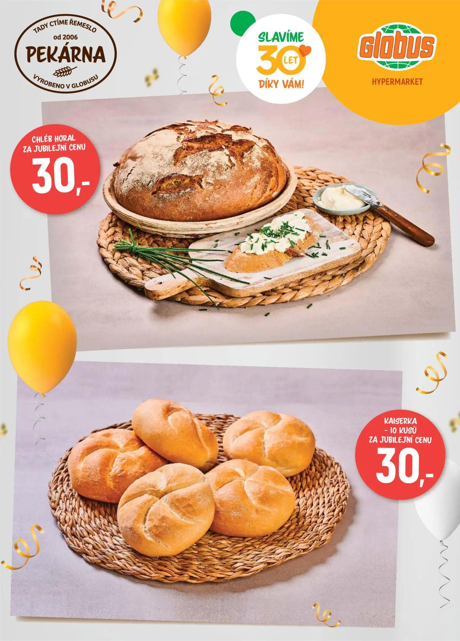 GLOBUS leták, strana 6 z 43 — CHLÉB HORAL, KAISERKA