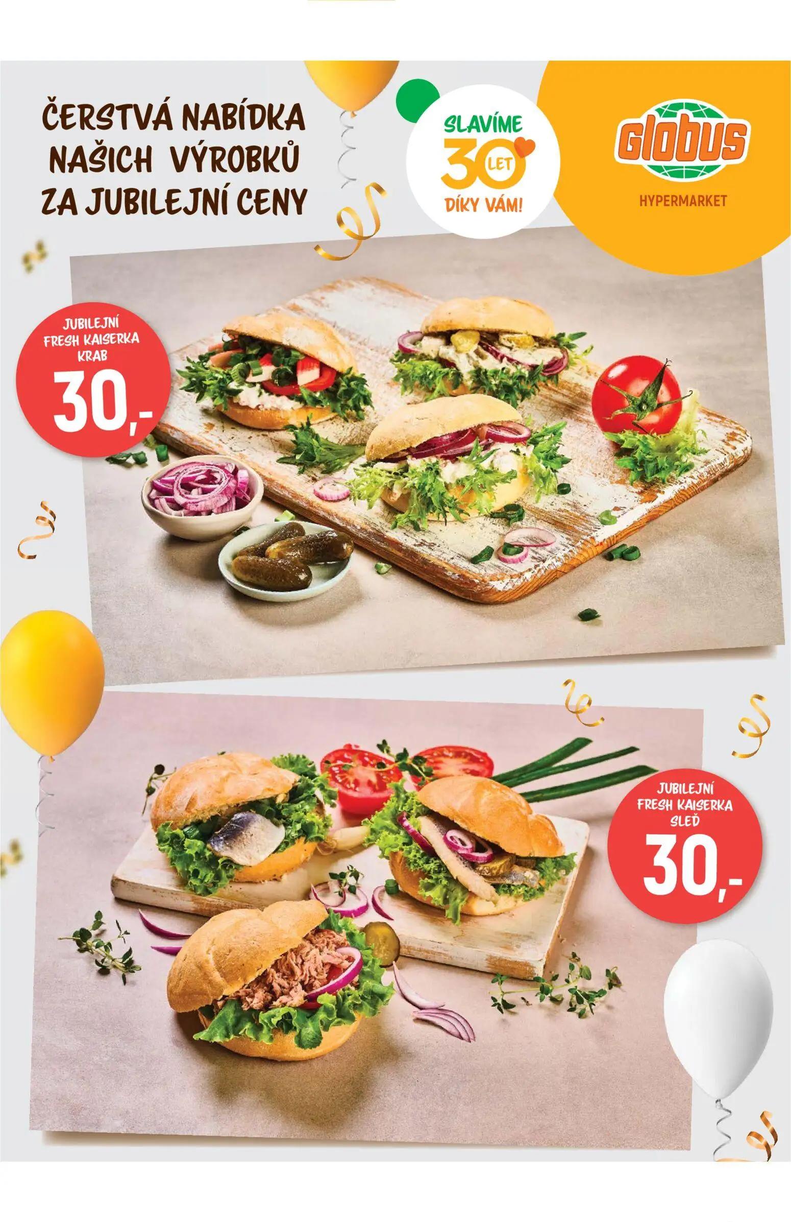GLOBUS leták, strana 9 z 43 — JUBILEJNÍ FRESH KAISERKA KRAB, JUBILEJNÍ FRESH KAISERKA SLED