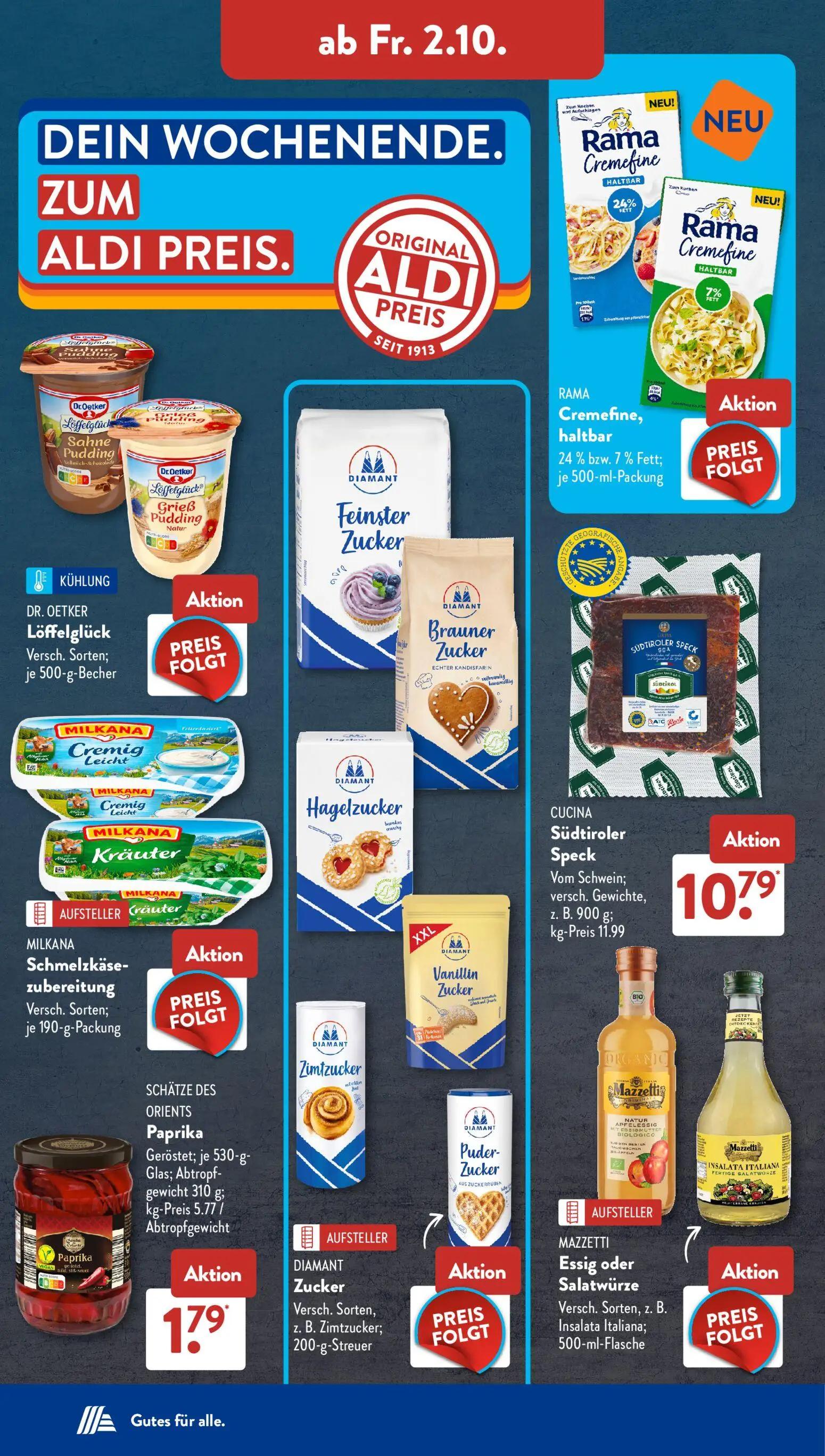 Aldi Süd Prospekt, Seite 14 von 23 — CUCINA Südtiroler Speck Vom Schwein; versch. Gewichte, z. B. 900 g; kg-Preis 11.99, SCH…