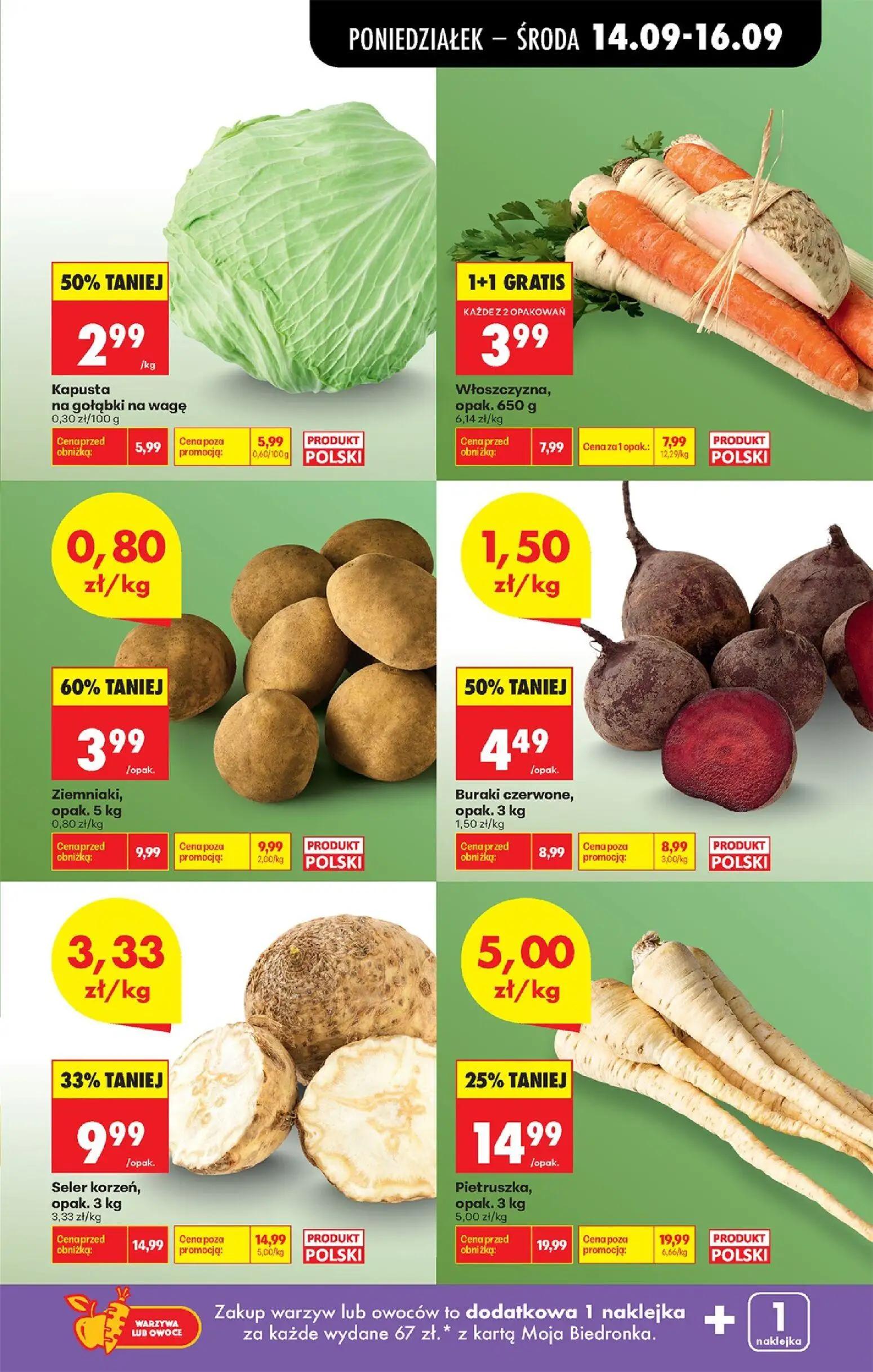 Biedronka gazetka, strona 37 z 99 — Ziemniaki, Seler korzeń, Pietruszka