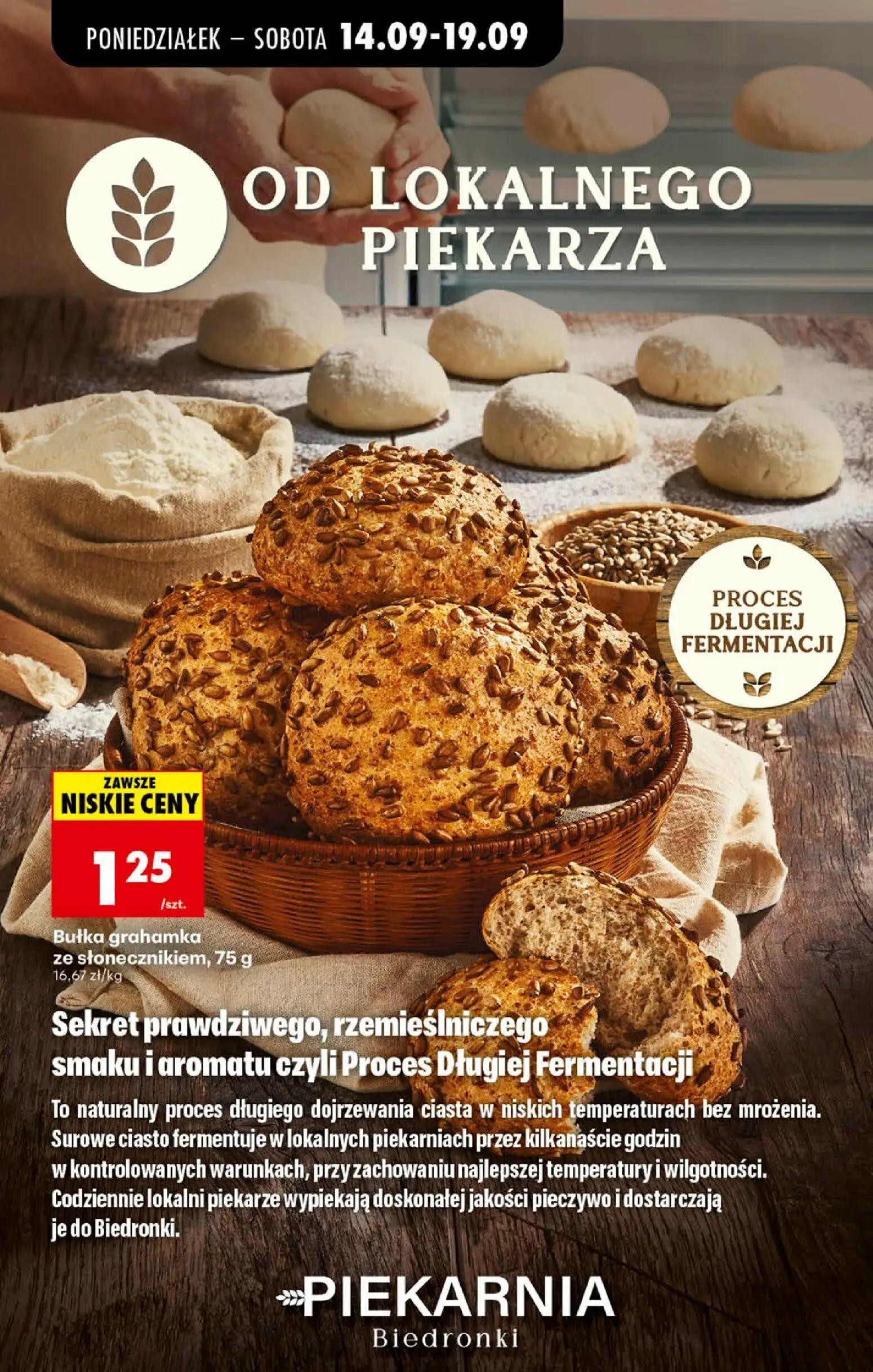 Biedronka gazetka, strona 48 z 99 — Bułka grahamka ze słonecznikiem