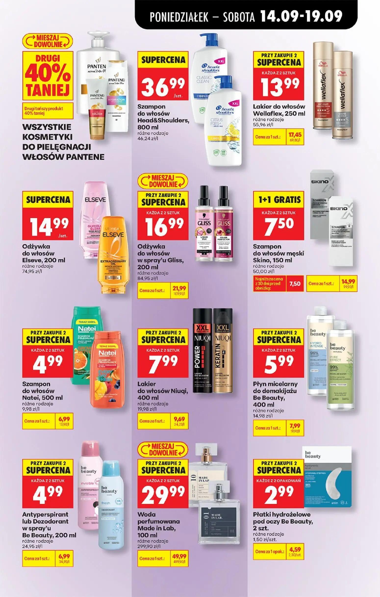 Biedronka gazetka, strona 81 z 99 — Woda perfumowana Made in Lab, Szampon do włosów męski Skino, Odżywka do włosów w spray'u…