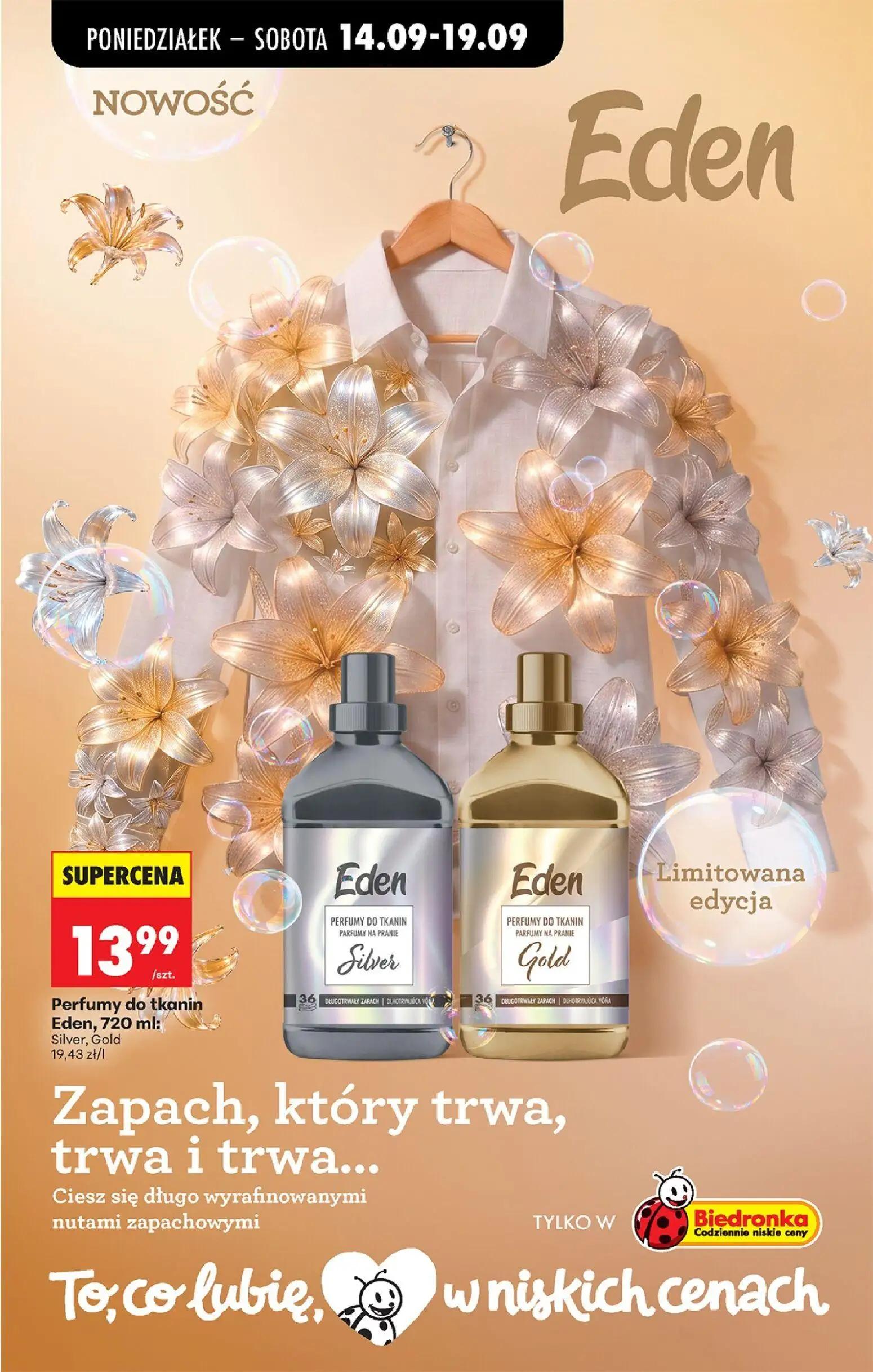 Biedronka gazetka, strona 92 z 99 — Perfumy do tkanin Eden