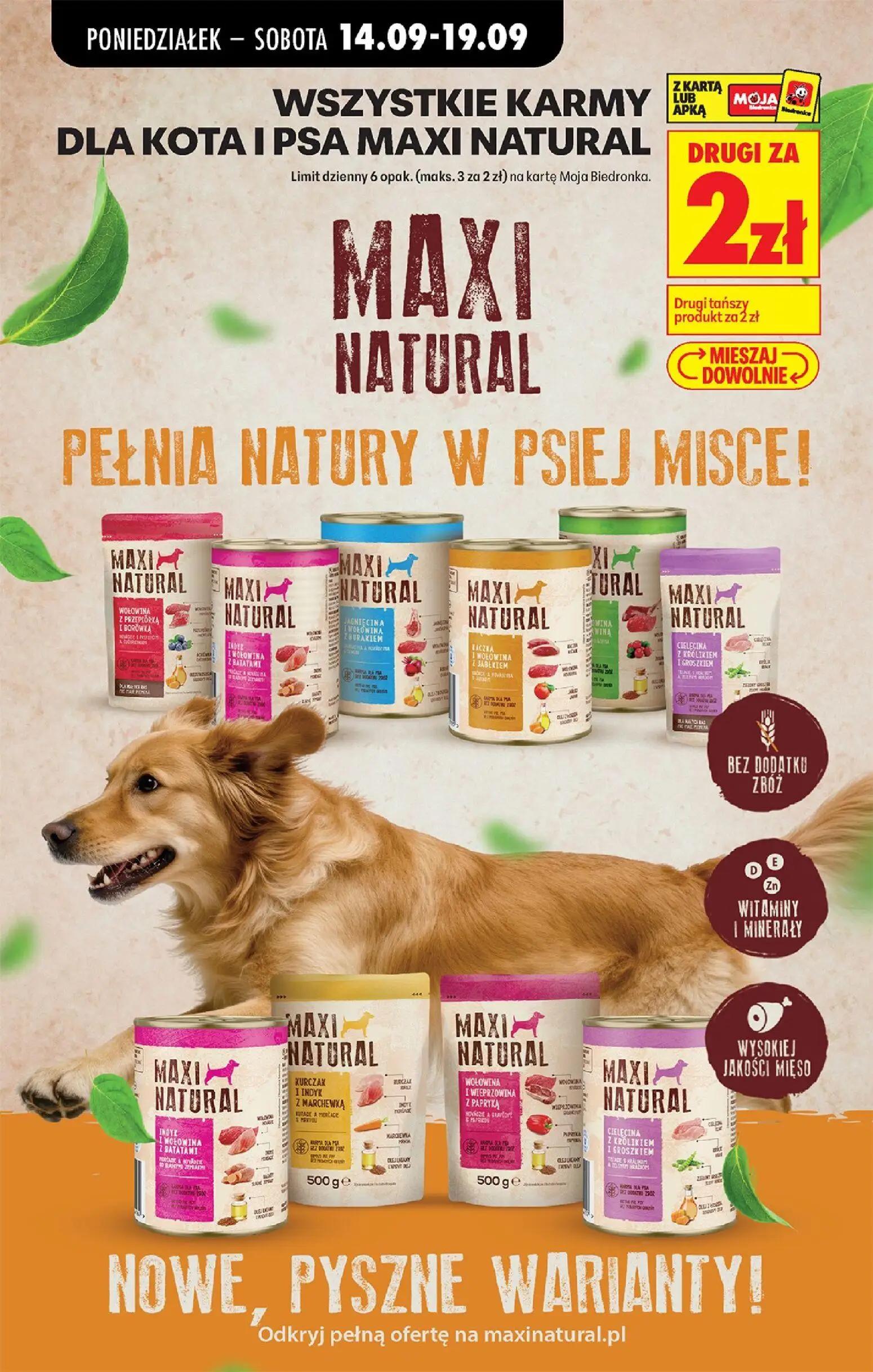 Biedronka gazetka, strona 93 z 99 — MAXI NATURAL