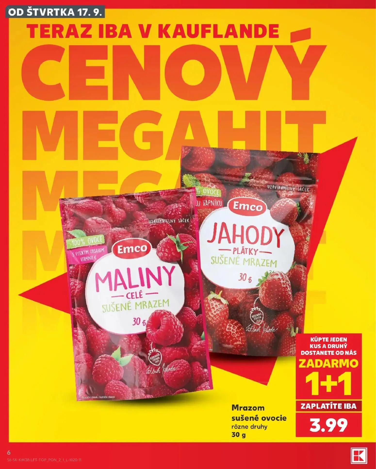 Kaufland leták, strana 6 z 84 — Mrazom sušené ovocie