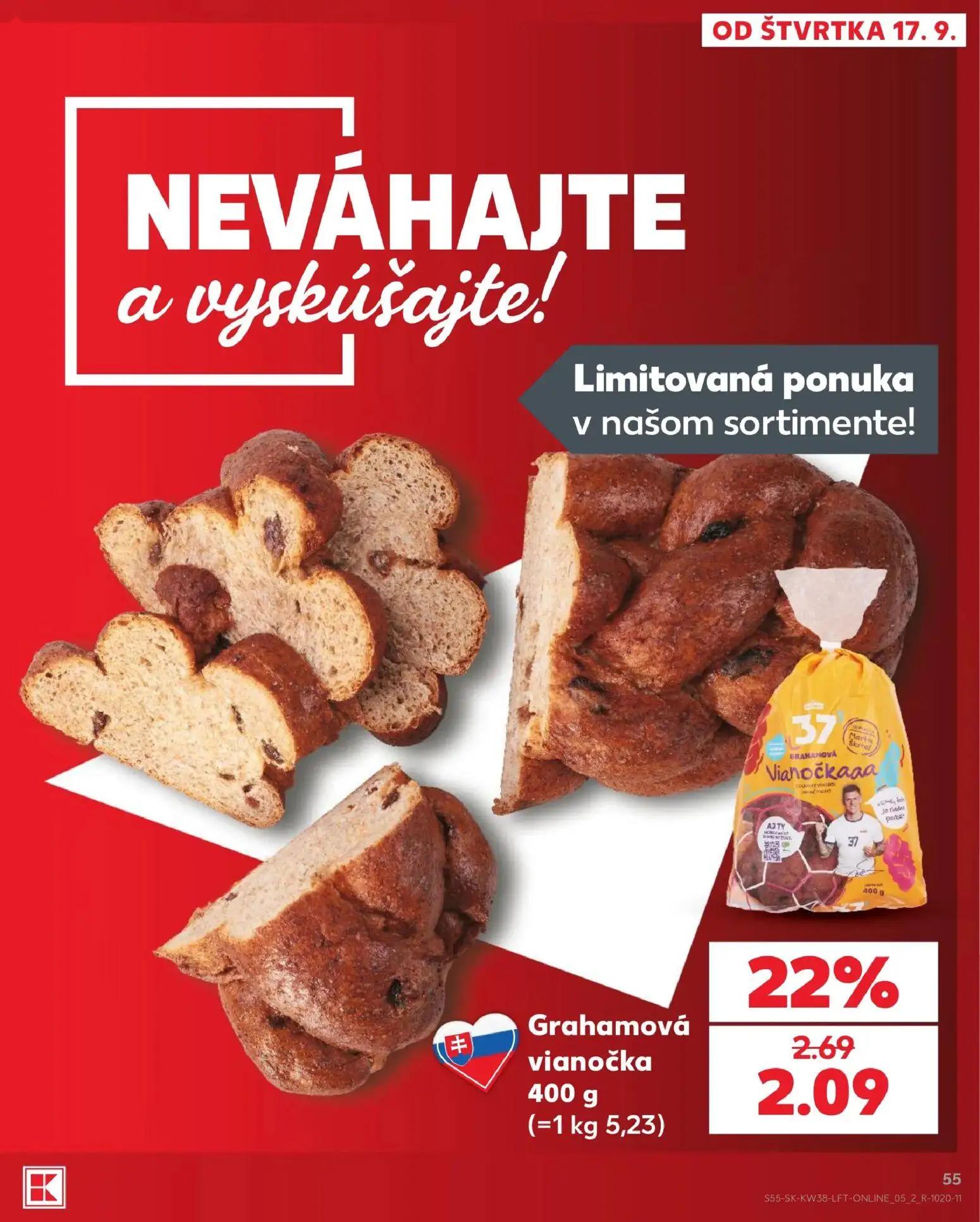 Kaufland leták, strana 55 z 84 — Grahamová vianočka