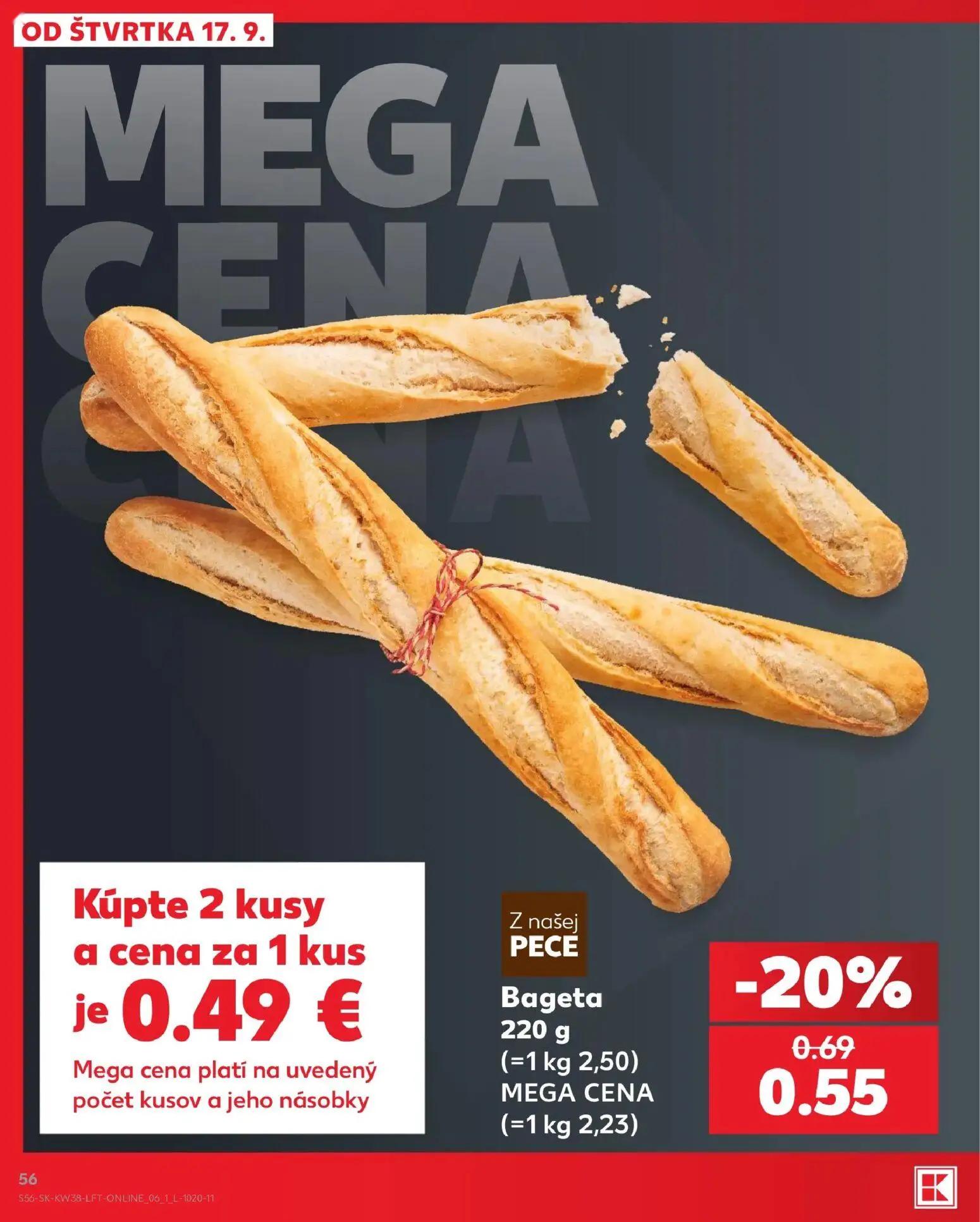 Kaufland leták, strana 56 z 84 — Bageta, Bageta
