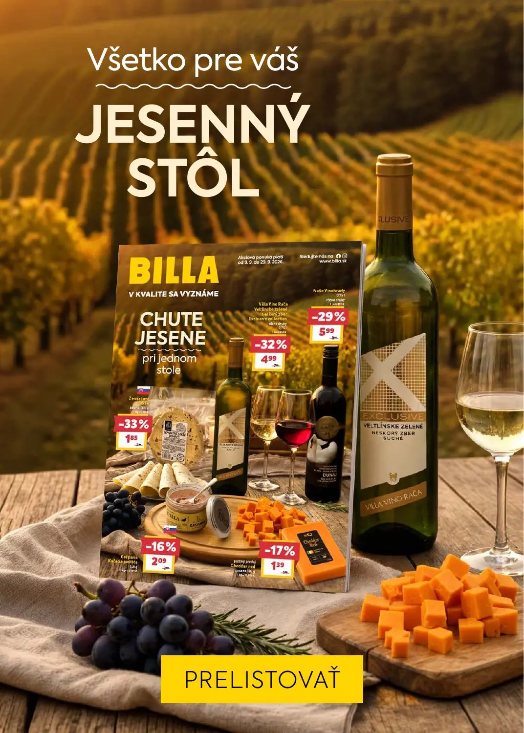 Billa leták, strana 27 z 29 — Villa Vino Rača Vel, Gargarik Katarin postale, Cheddar Red