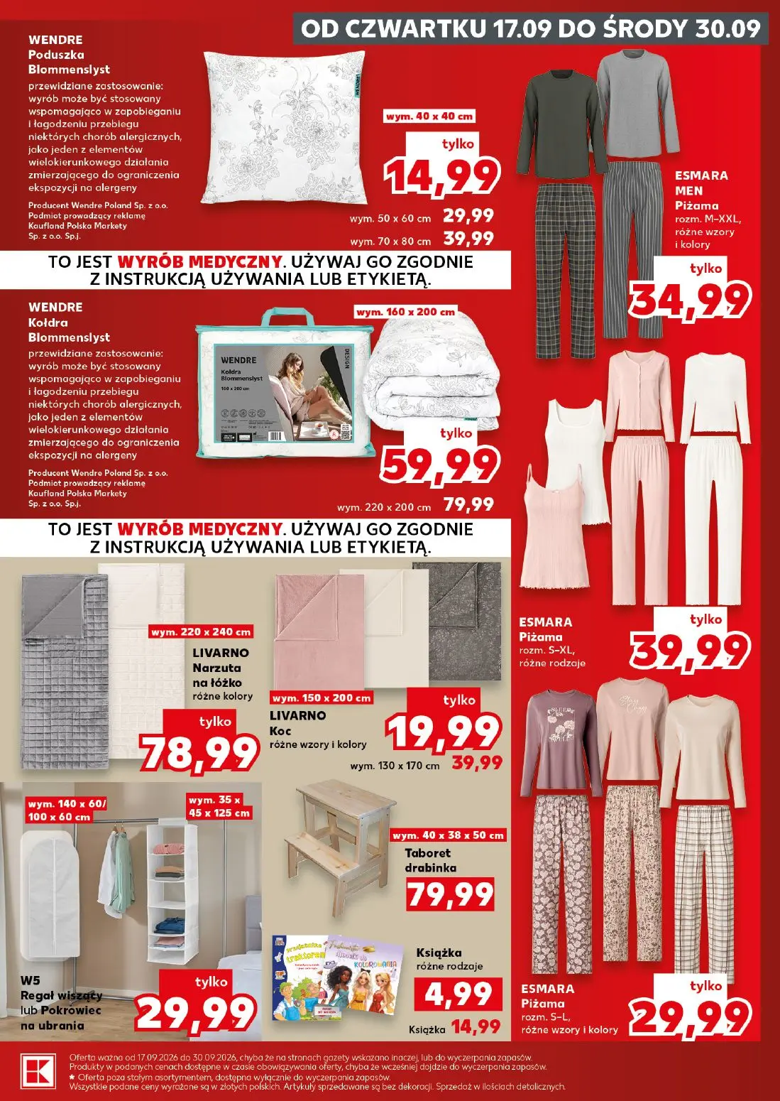 Kaufland gazetka, strona 13 z 16 — Książka różne rodzaje, WENDRE Poduszka Blommenslyst, WENDRE Poduszka Blommenslyst