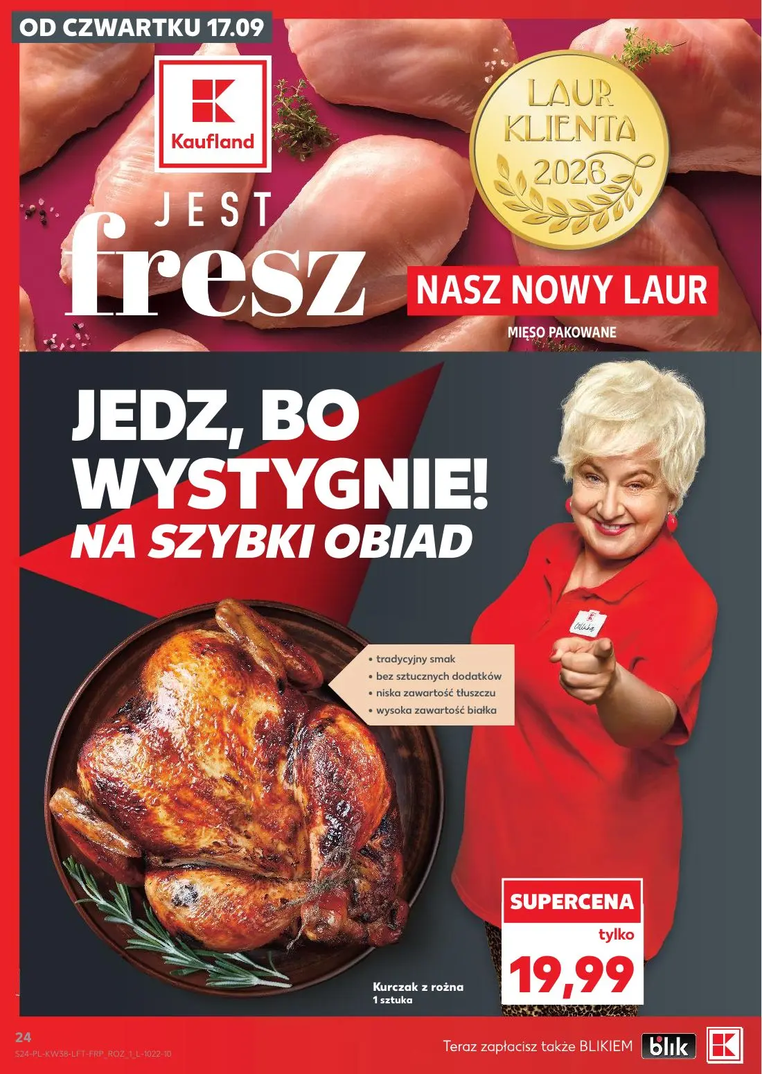 Kaufland gazetka, strona 24 z 55 — Kurczak z rożna