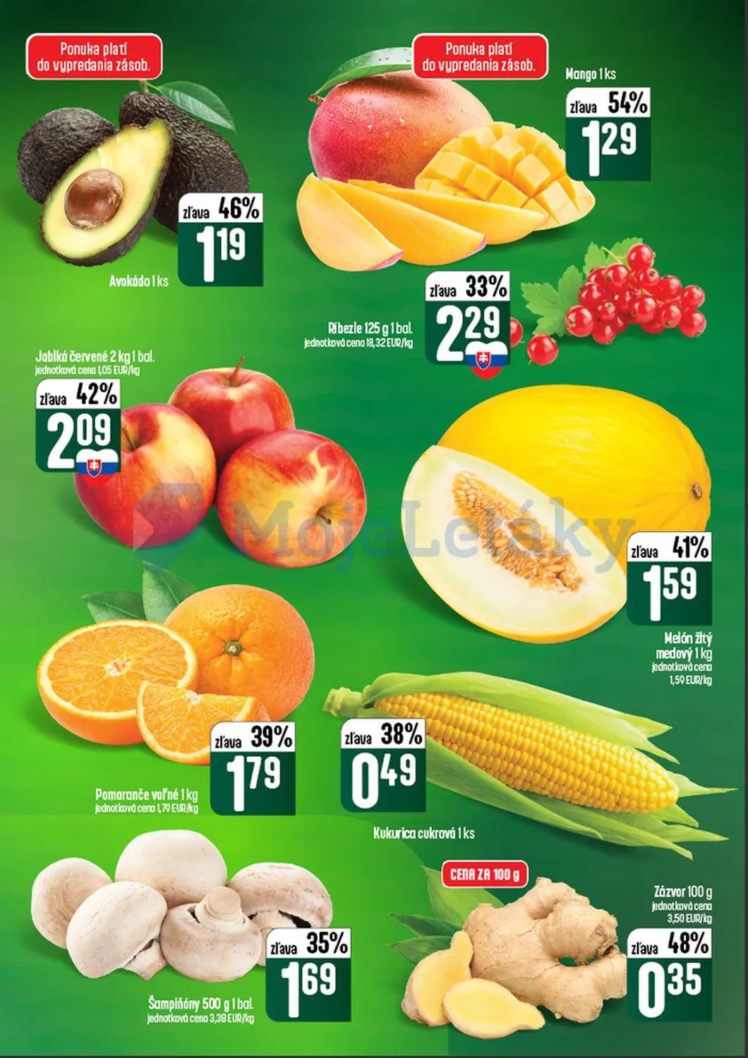 Coop Tempo leták, strana 7 z 60 — Mango, Jablká červené, Pomaranče voľné