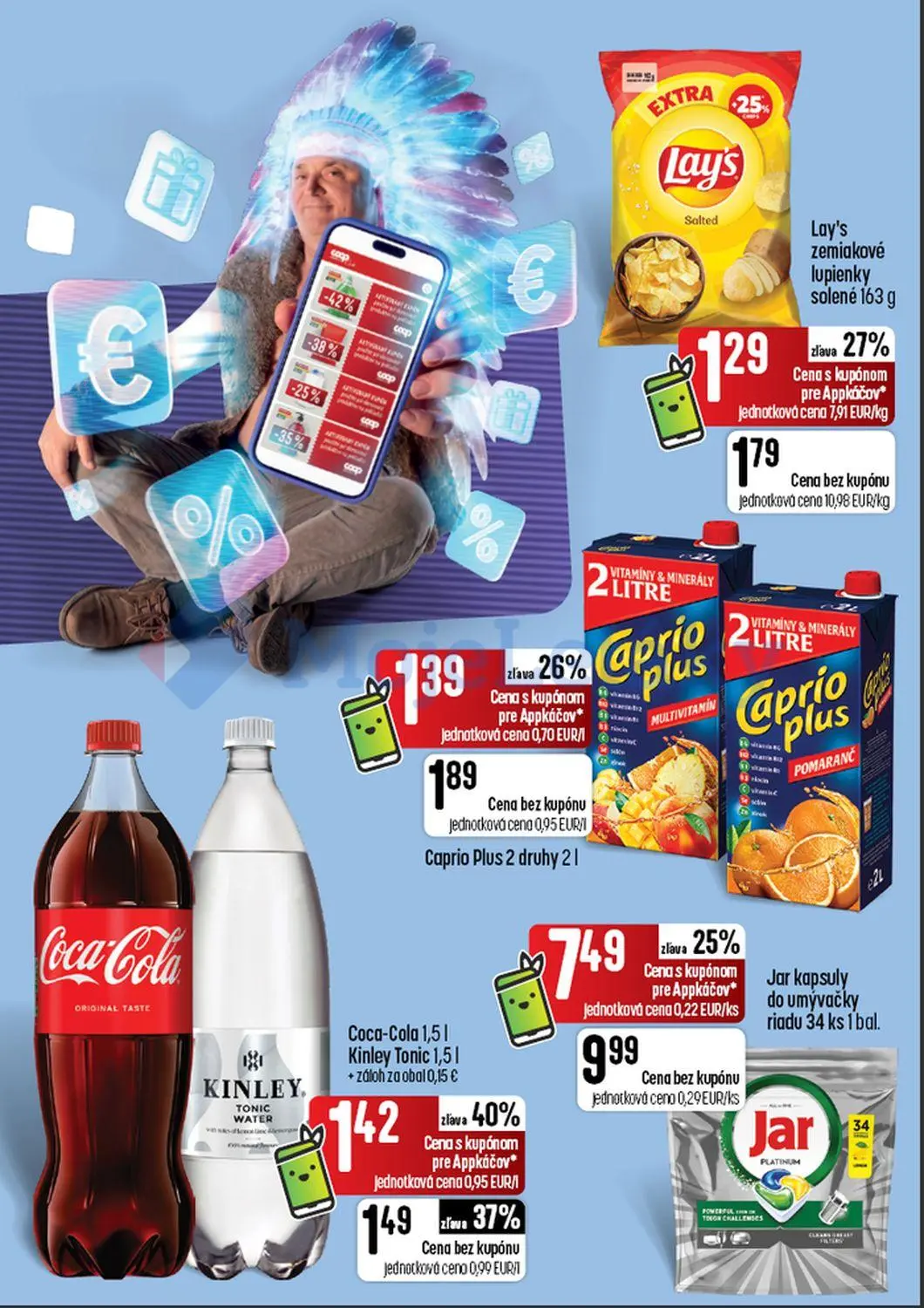 Coop Tempo leták, strana 9 z 60 — Jar kapsuly do umývačky riadu, Caprio Plus Multivitamin, Caprio Plus Pomaranč