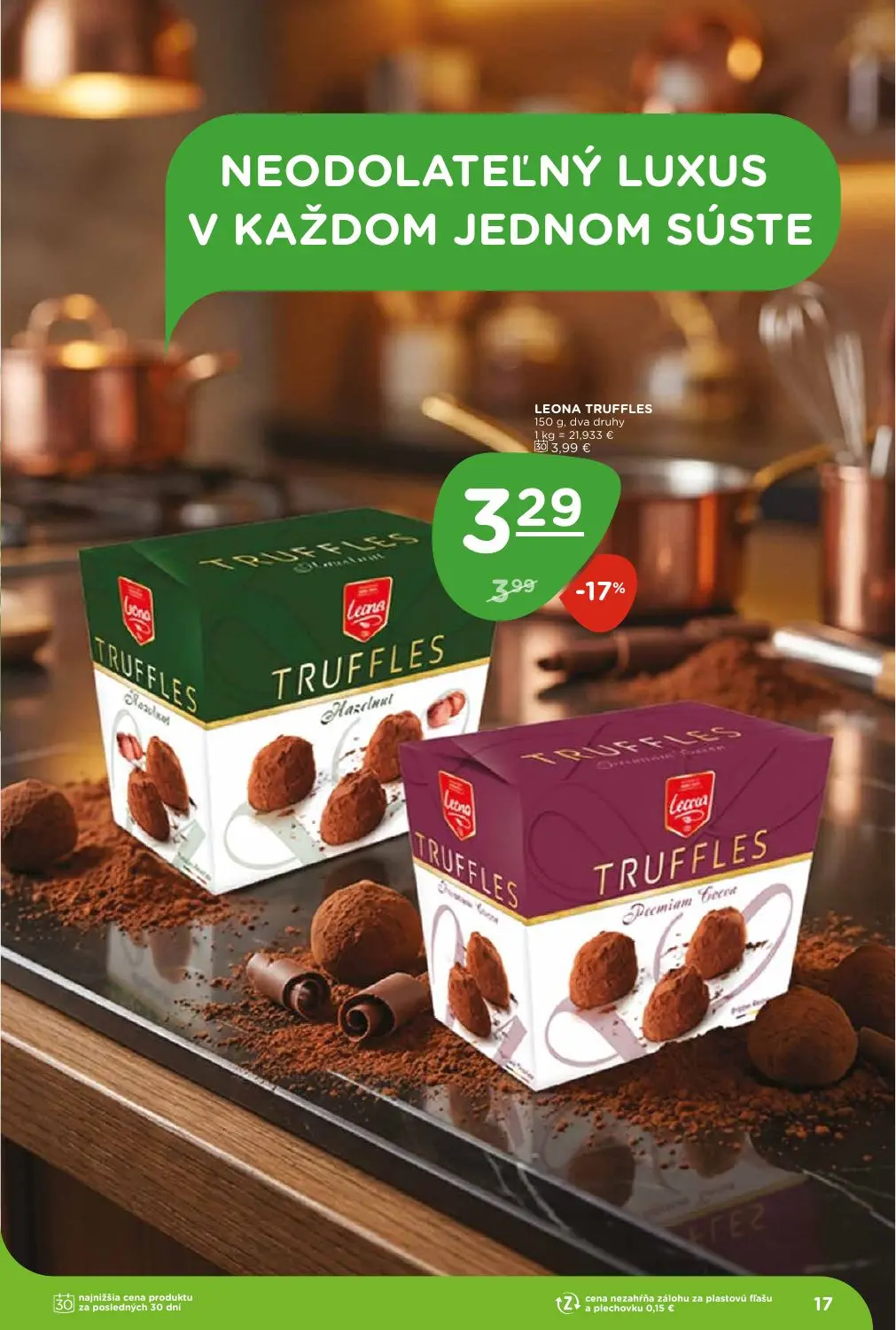 Terno leták, strana 17 z 28 — LEONA TRUFFLES