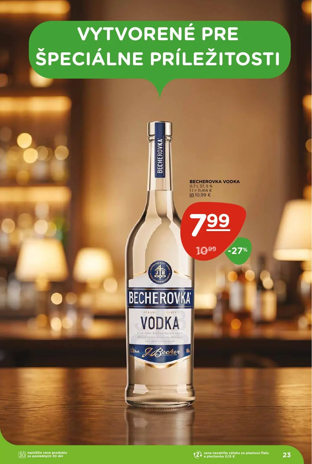 Terno leták, strana 23 z 28 — BECHEROVKA VODKA