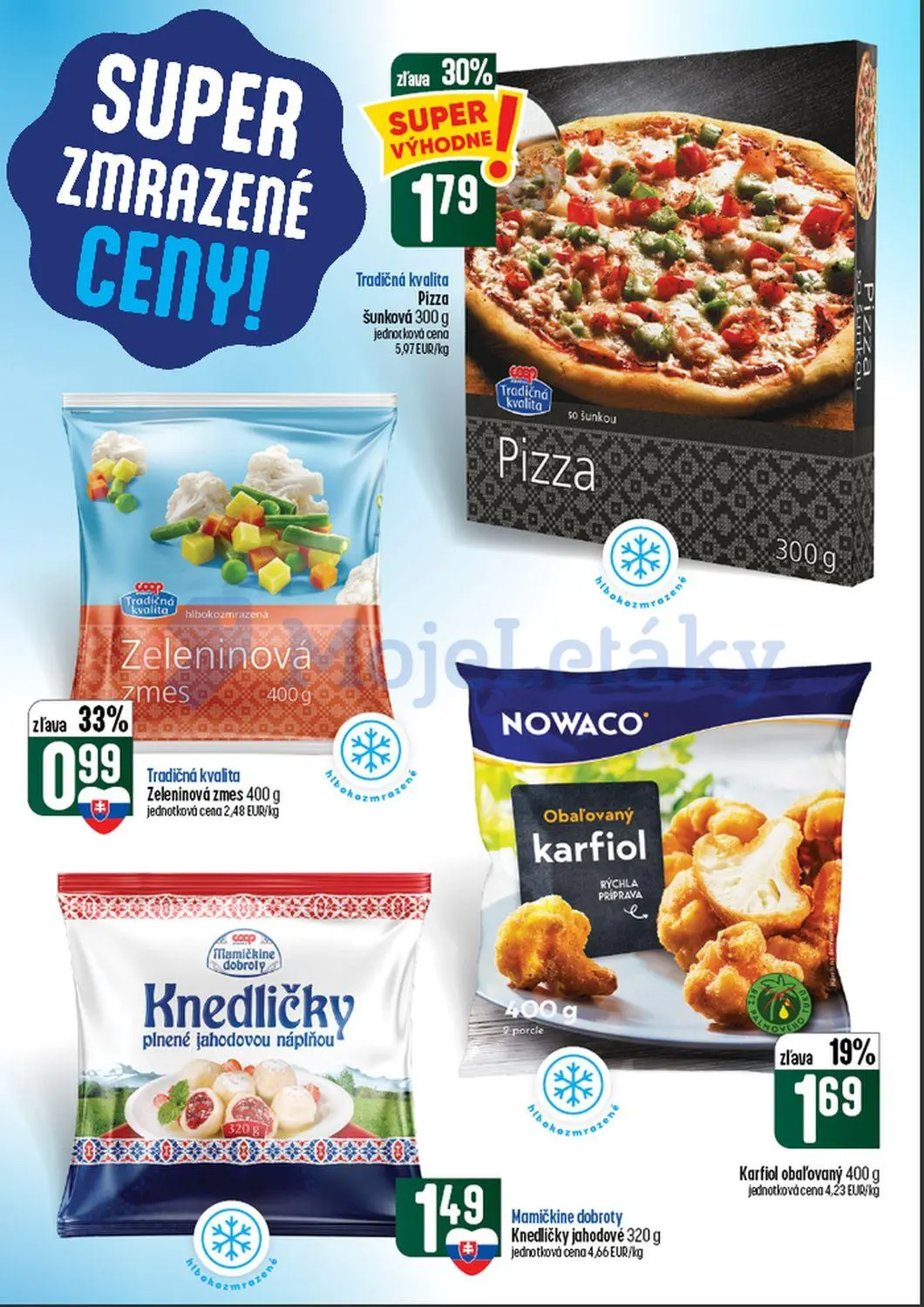 Coop Tempo leták, strana 27 z 60 — Pizza šunková, Zeleninová zmes, Karfiol obaľovaný