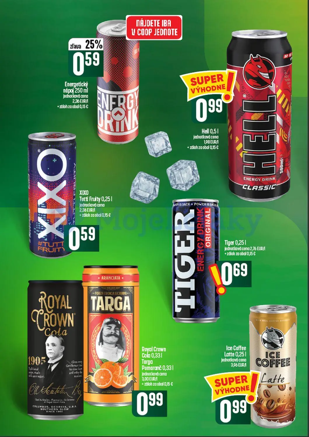Coop Tempo leták, strana 46 z 60 — Energetický nápoj, Hell, XIXO Tutti Fruity