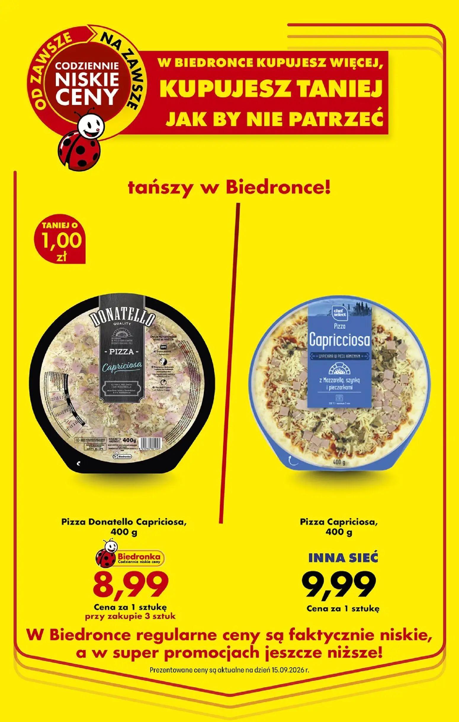 Biedronka gazetka, strona 9 z 85 — Pizza Donatello Capriciosa, Pizza Capriciosa