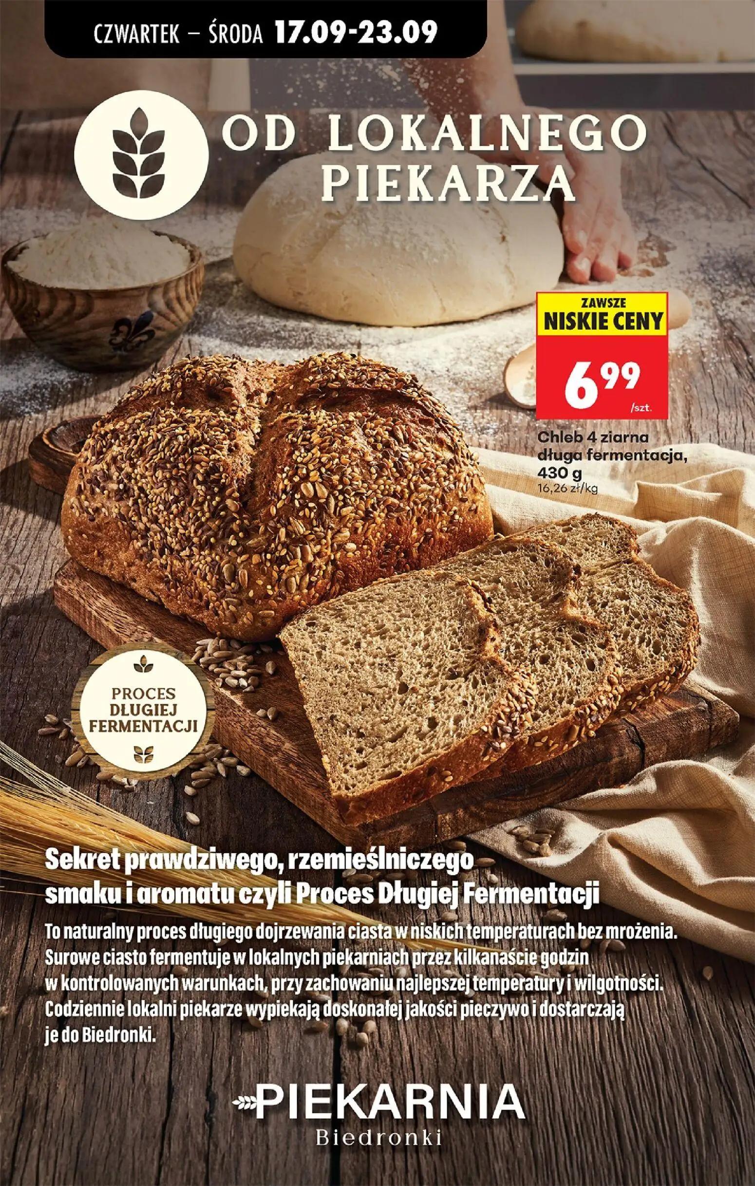 Biedronka gazetka, strona 46 z 85 — Chleb 4 ziarna długa fermentacja,