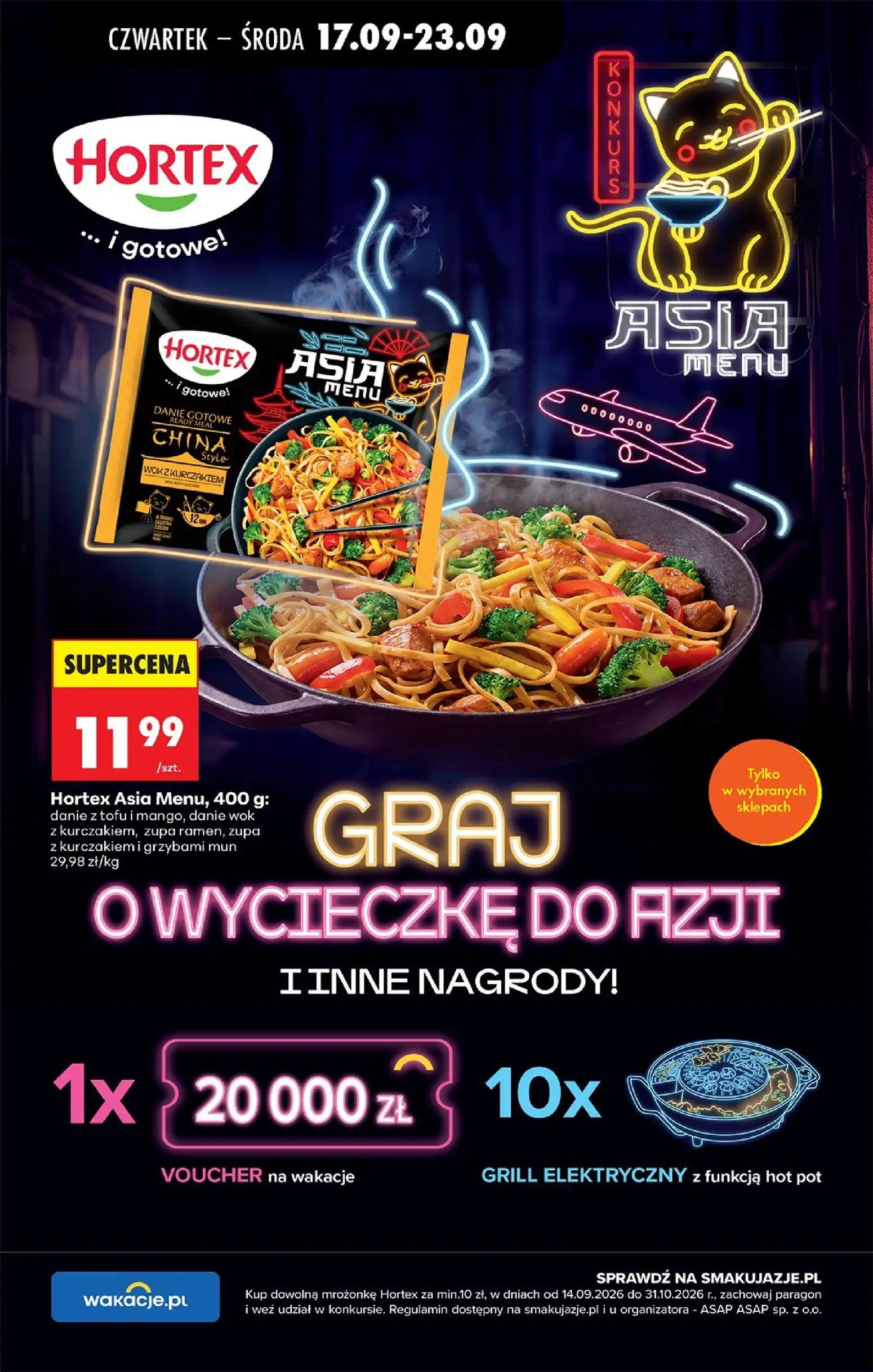 Biedronka gazetka, strona 51 z 85 — Hortex Asia Menu