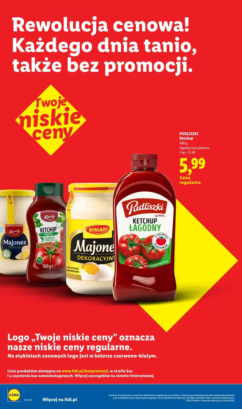 Lidl gazetka, strona 12 z 32 — PUDLISZKI Ketchup