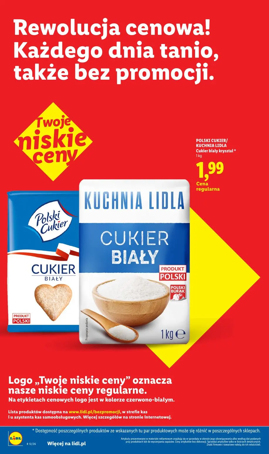 Lidl gazetka, strona 24 z 32 — Cukier biały kryształ