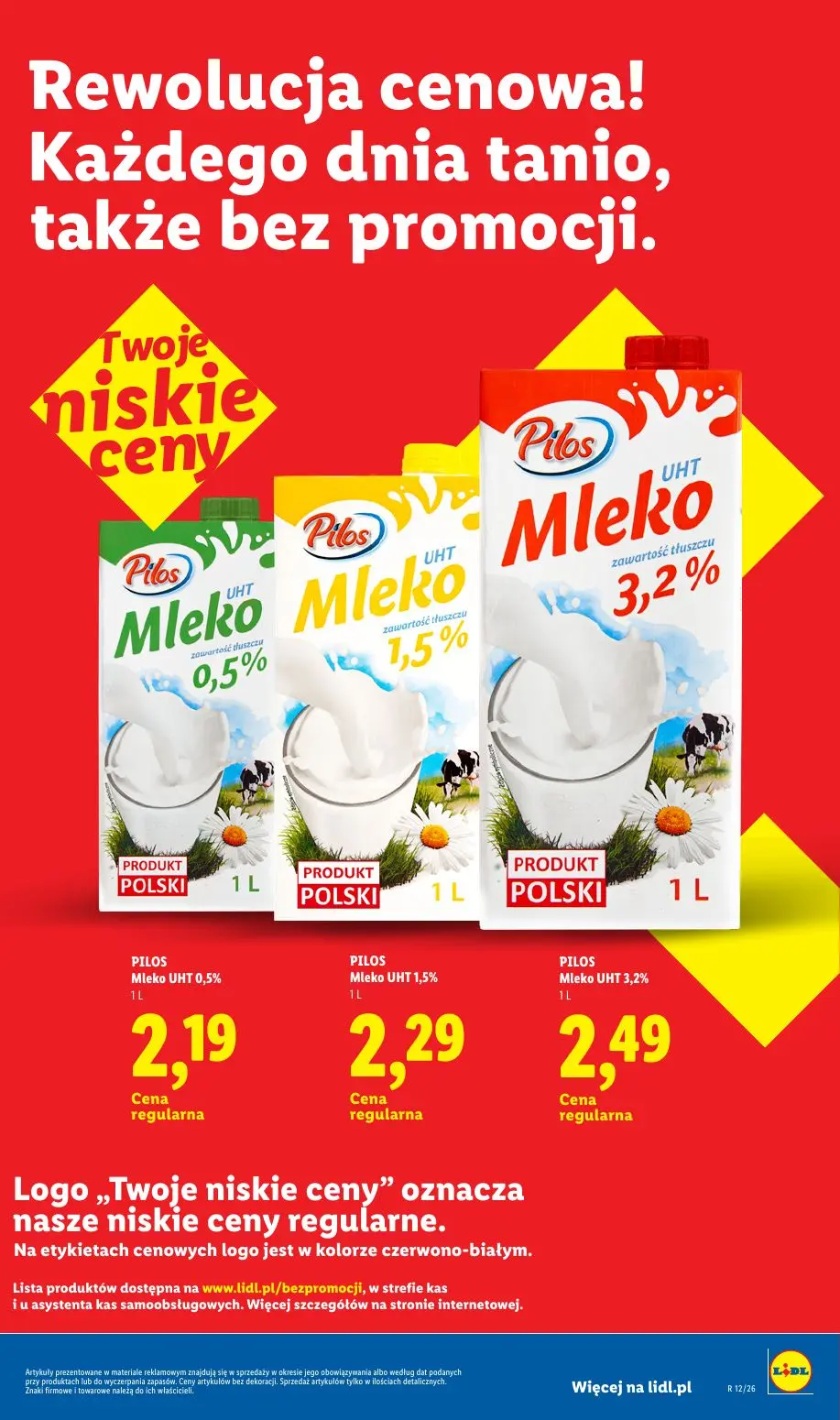 Lidl gazetka, strona 27 z 32 — Pilos Mleko UHT 0,5%, Pilos Mleko UHT 1,5%, Pilos Mleko UHT 3,2%