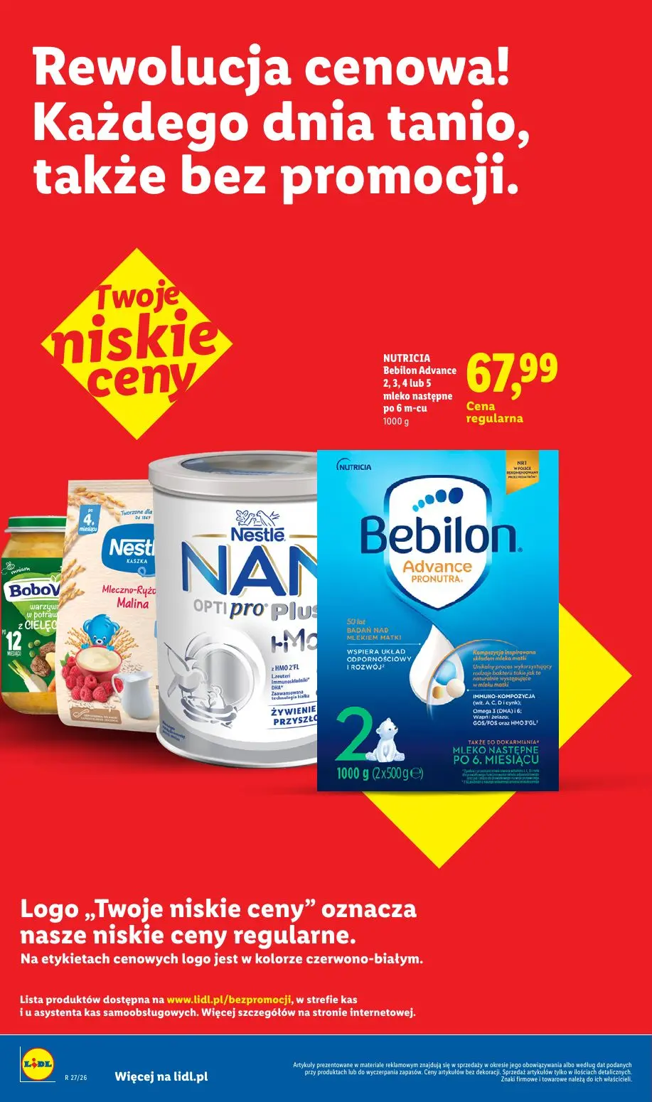 Lidl gazetka, strona 30 z 32 — Bebilon Advance 2, 3, 4 lub 5 mleko następne