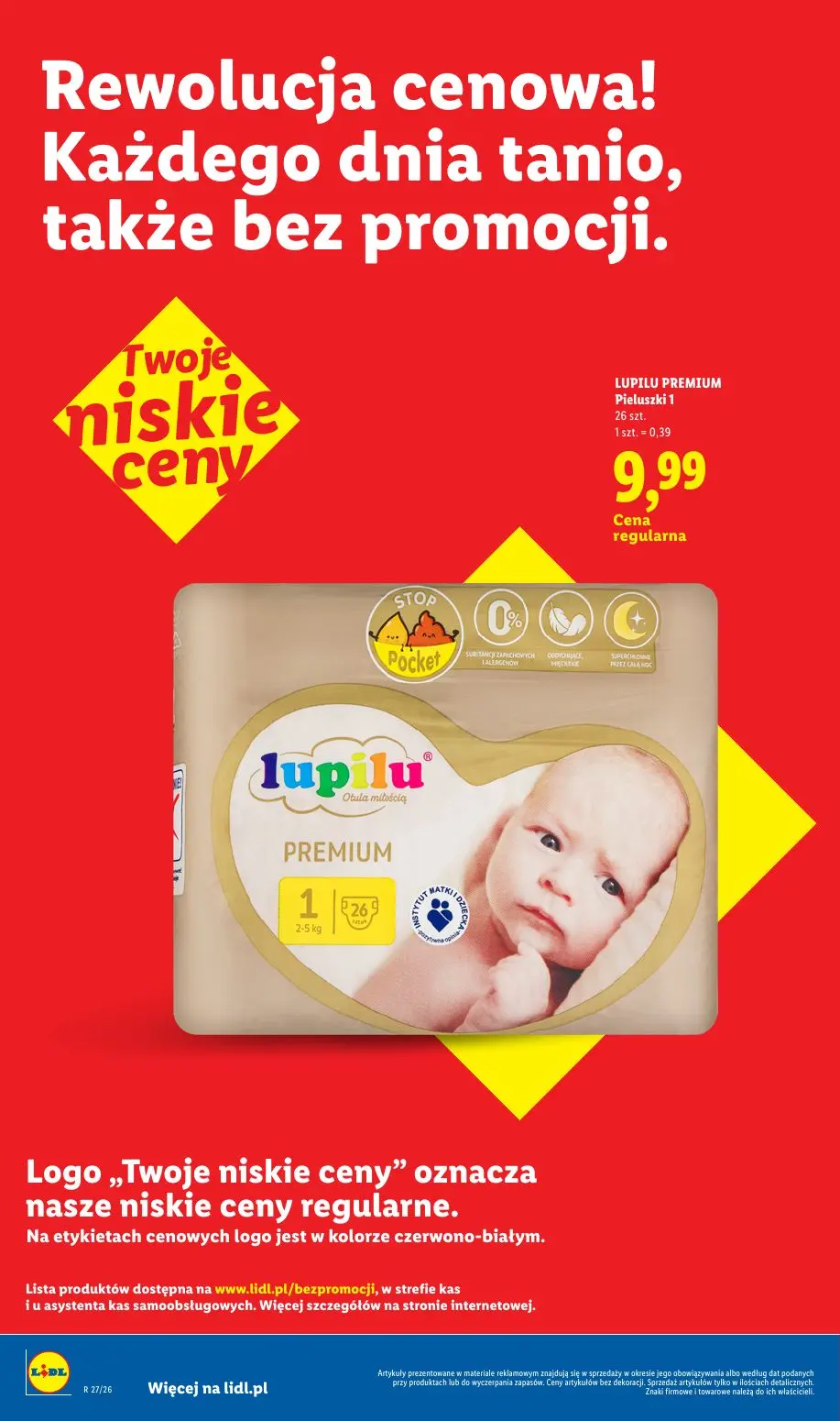 Lidl gazetka, strona 32 z 32 — LUPILU PREMIUM Pieluszki
