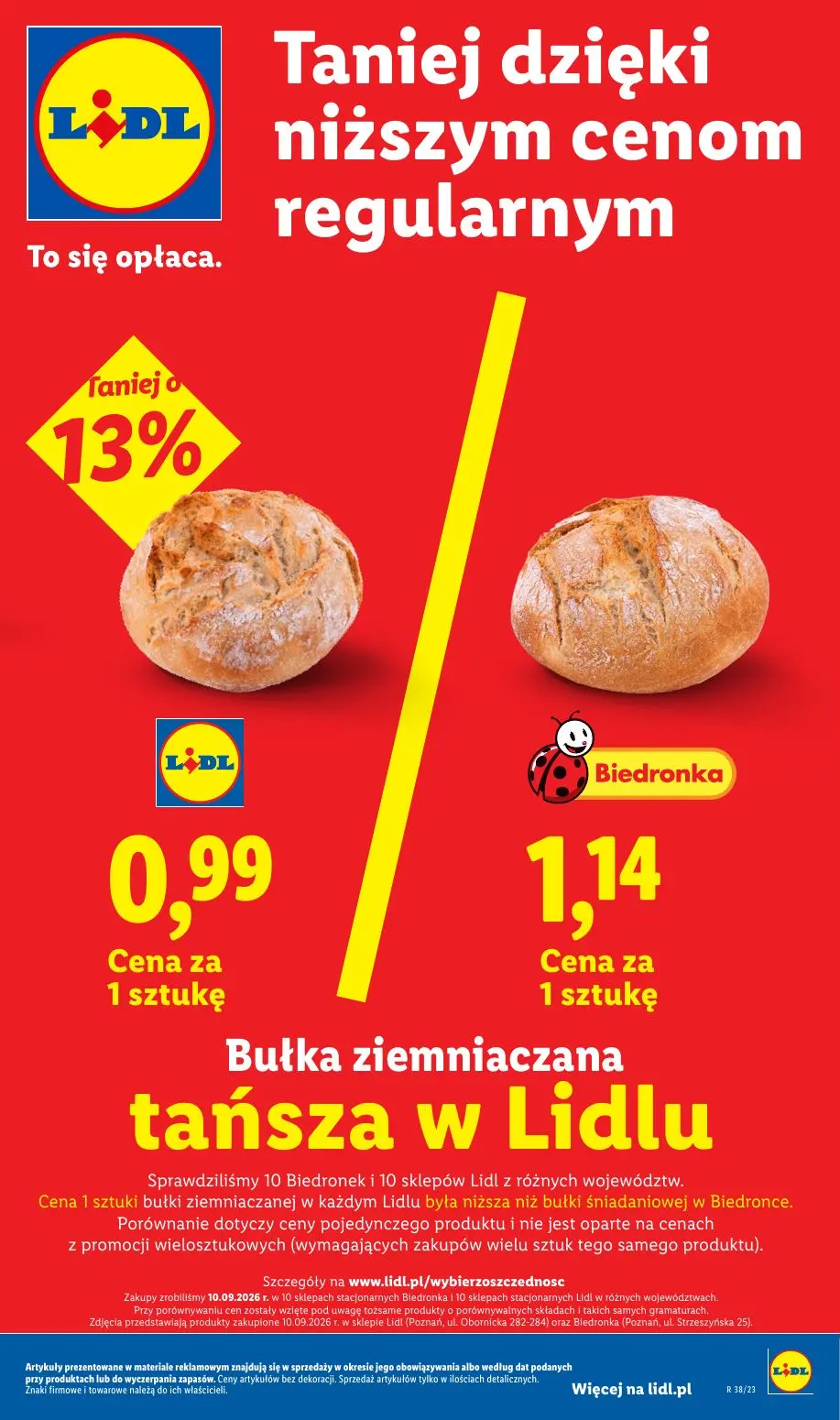 Lidl gazetka, strona 3 z 95 — Bułka ziemniaczana, Bułka ziemniaczana