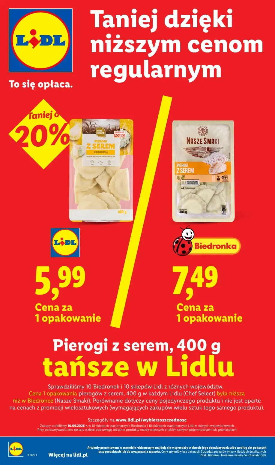 Lidl gazetka, strona 6 z 95 — PIEROGI Z SEREM, PIEROGI Z SEREM