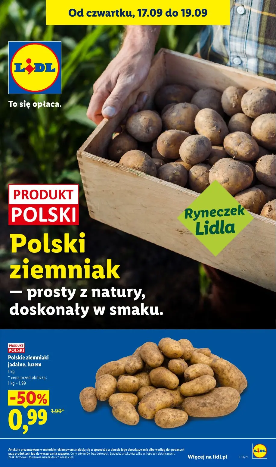 Lidl gazetka, strona 41 z 95 — Polskie ziemniaki jadalne, luzem