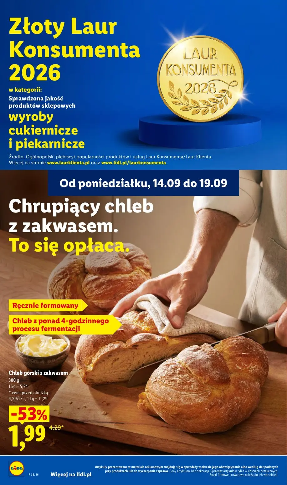 Lidl gazetka, strona 48 z 95 — Chleb górski z zakwasem