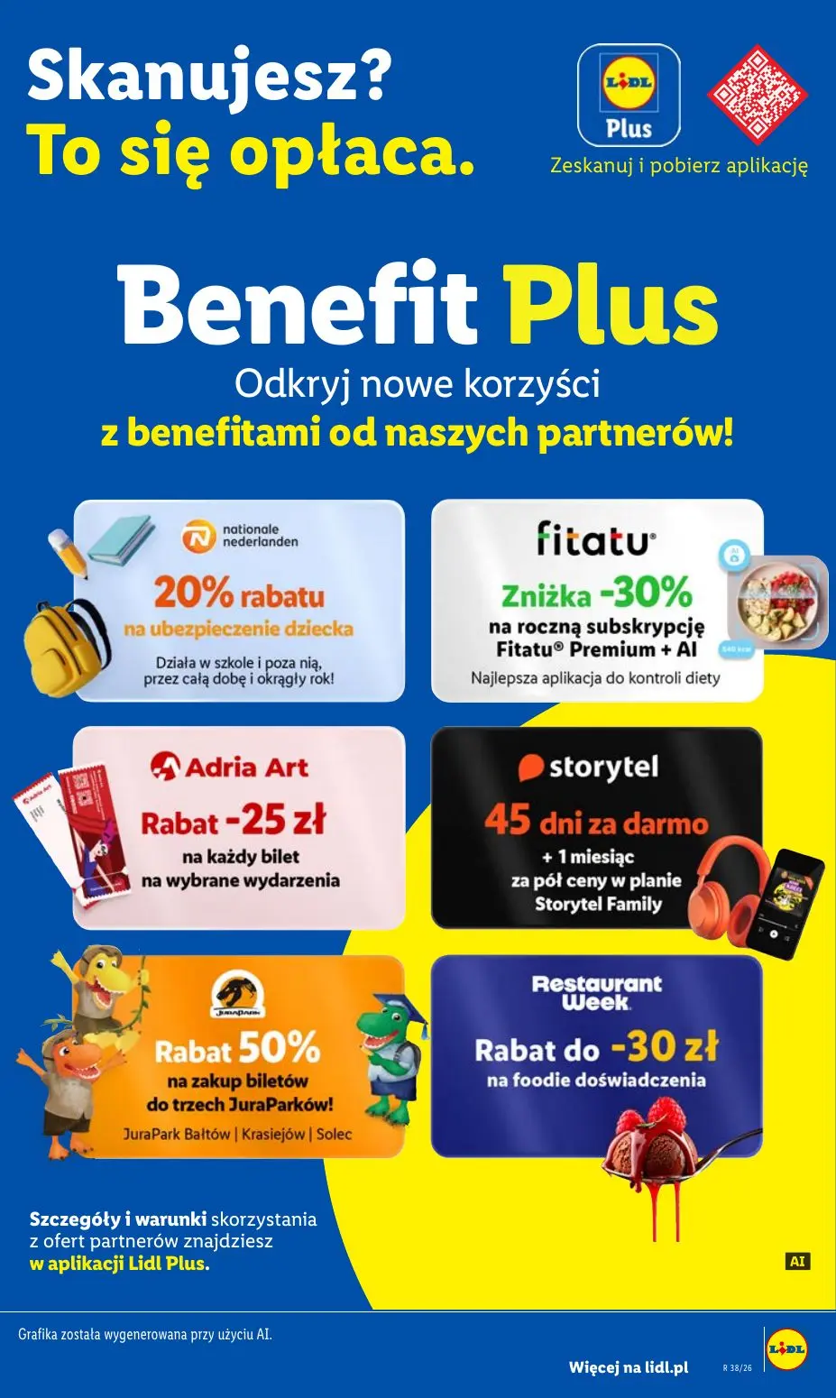 Lidl gazetka, strona 71 z 95 — bilet na wybrane wydarzenia, foodie doświadczenia