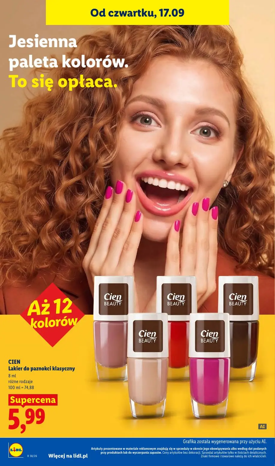 Lidl gazetka, strona 86 z 95 — Lakier do paznokci klasyczny