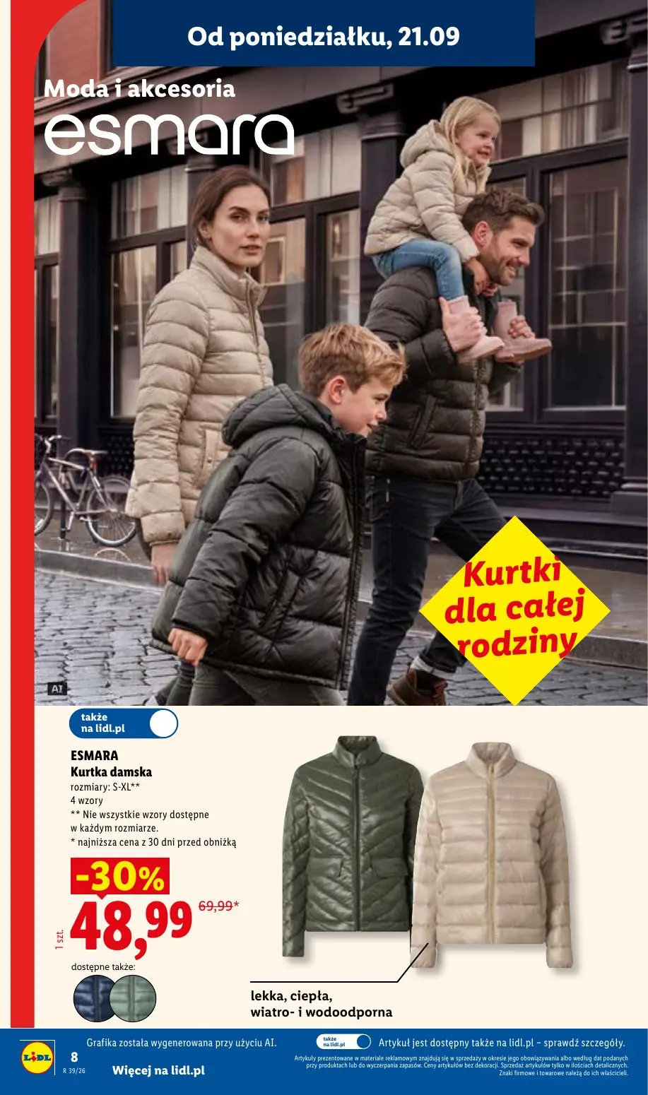 Lidl gazetka, strona 12 z 59 — Kurtka damska