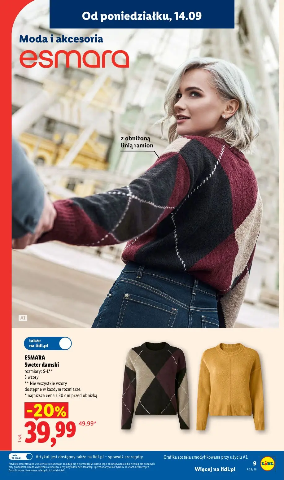 Lidl gazetka, strona 13 z 59 — Sweter damski
