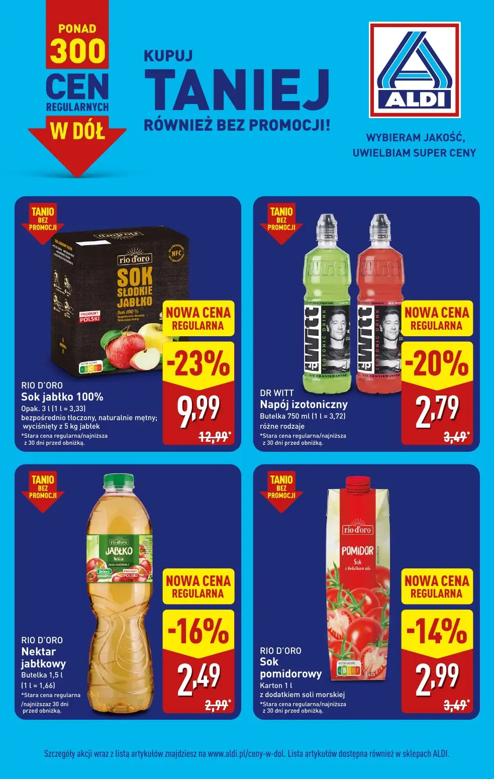 ALDI gazetka, strona 12 z 21 — Sok jabłko 100%, Napój izotoniczny, Nektar jabłkowy