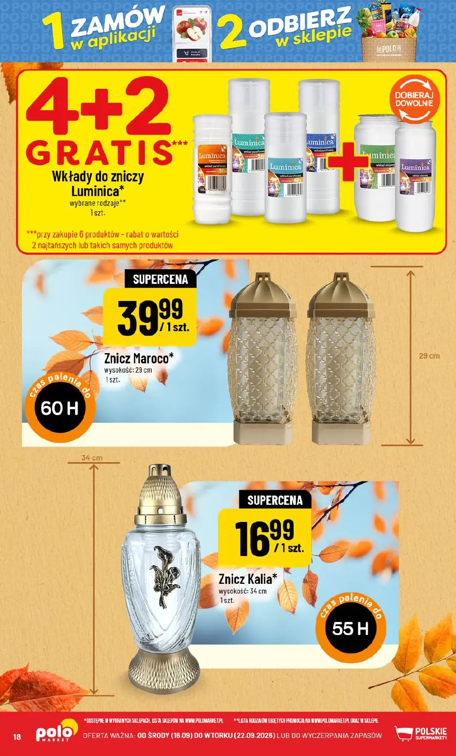 POLOmarket gazetka, strona 18 z 72 — Znicz Maroco*, Znicz Kalia*
