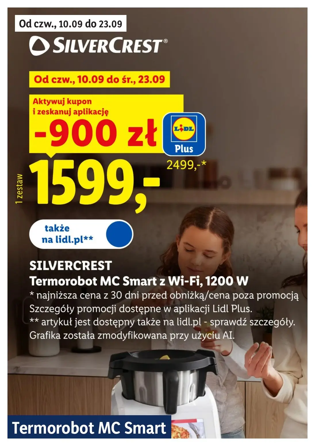 Lidl gazetka, strona 2 z 28 — Termorobot MC Smart z Wi-Fi, 1200 W