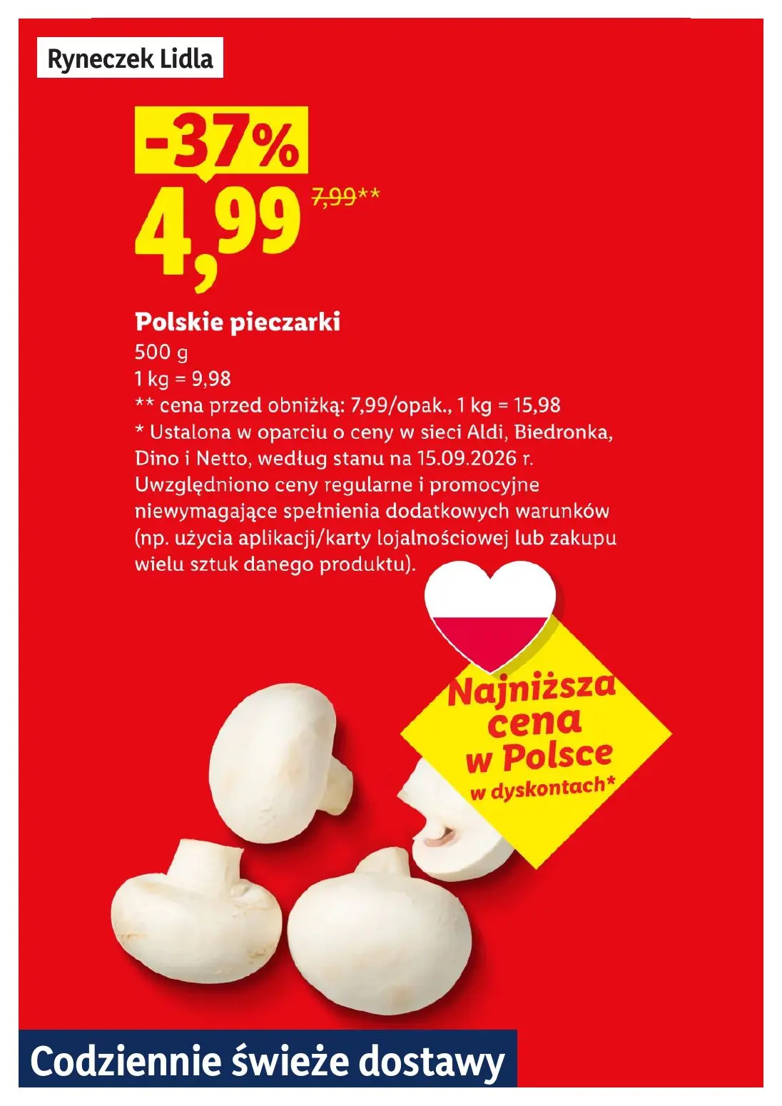 Lidl gazetka, strona 4 z 28 — Polskie pieczarki