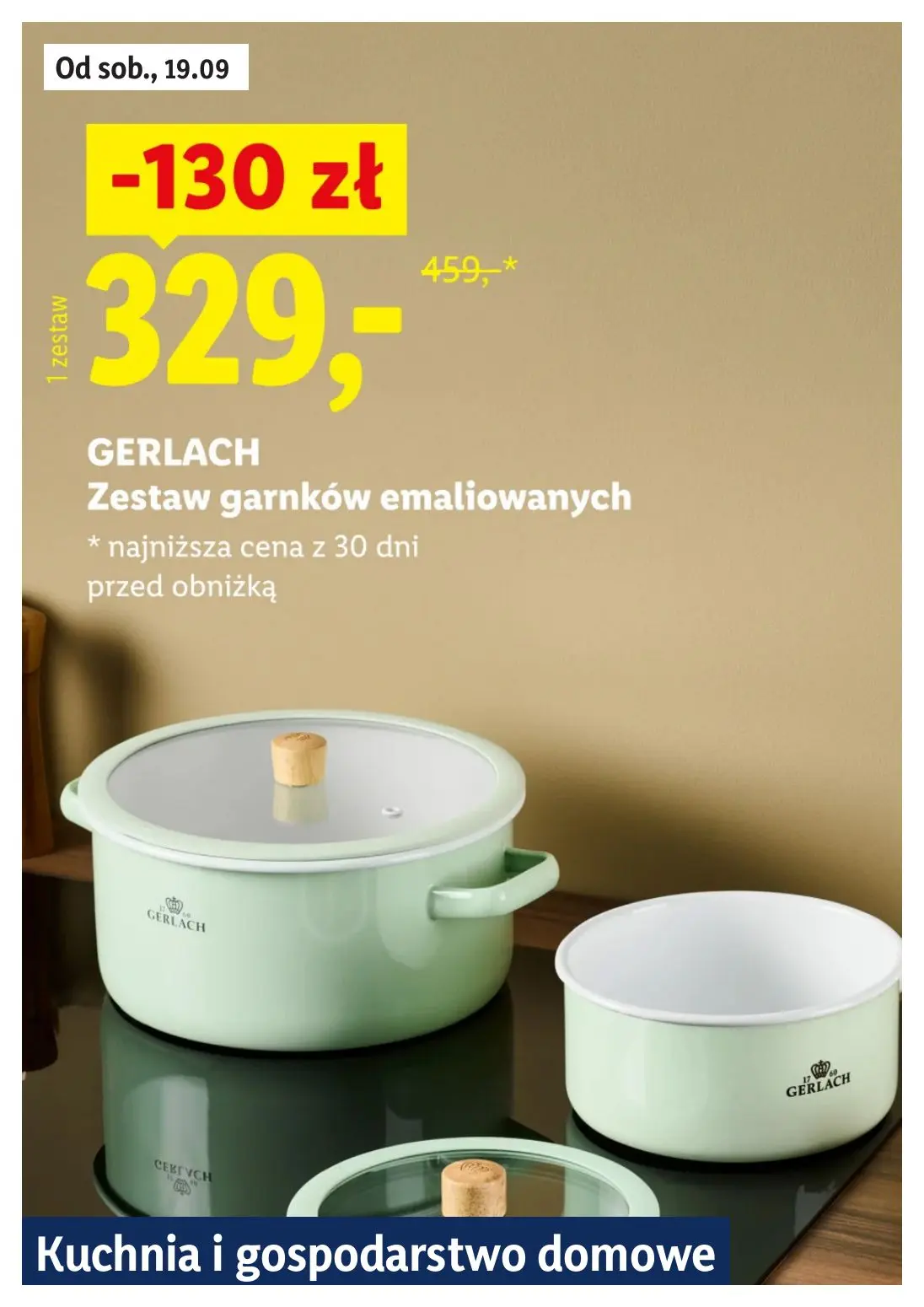 Lidl gazetka, strona 13 z 28 — GERLACH Zestaw garnków emaliowanych